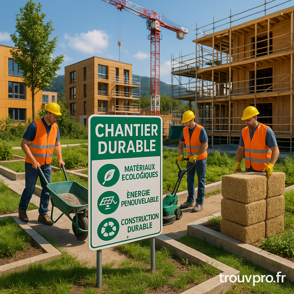 Chantier public et transition écologique : les collectivités montrent l’exemple