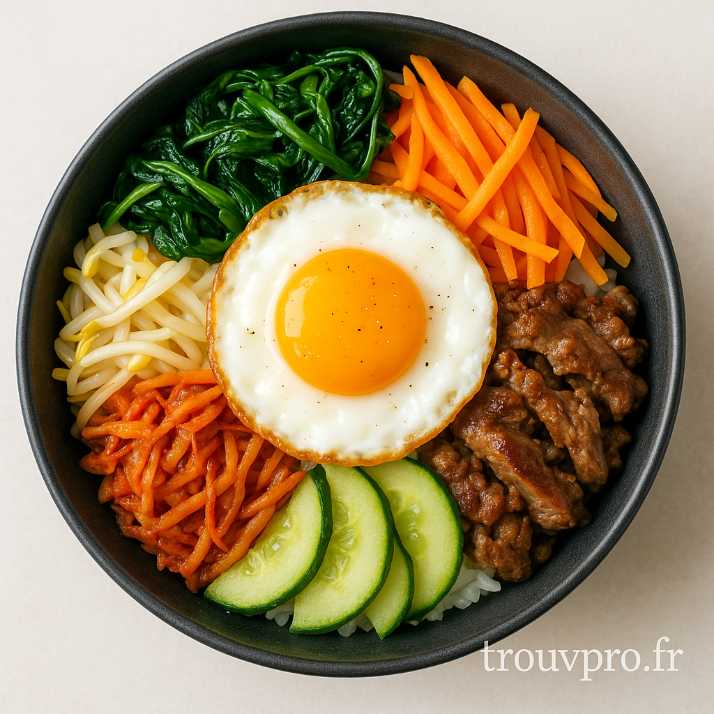 Cuisine Coréenne Bibimbap : Le bol gourmand de la Corée