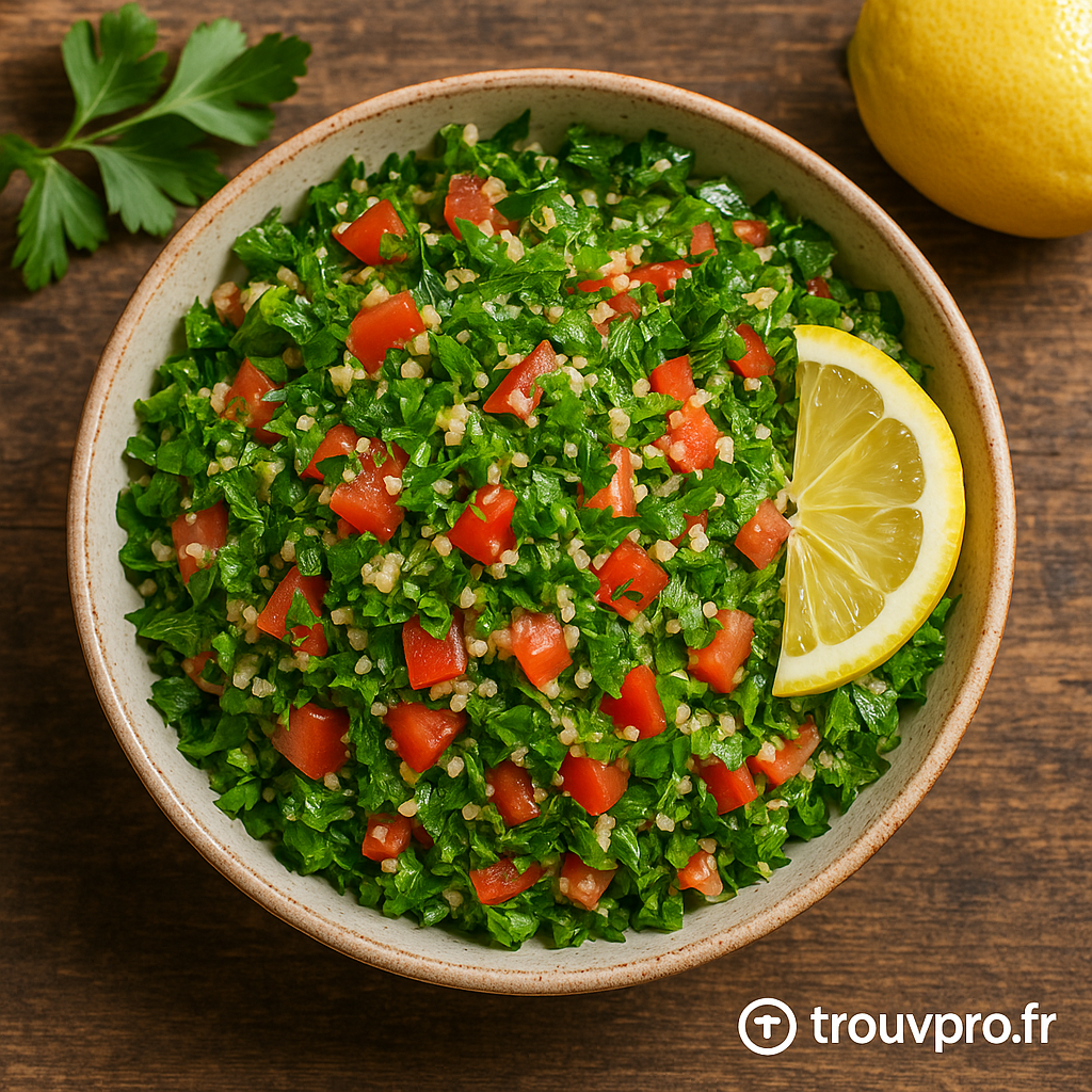 Cuisine Libanaise Taboulé libanais : fraîcheur et légèreté