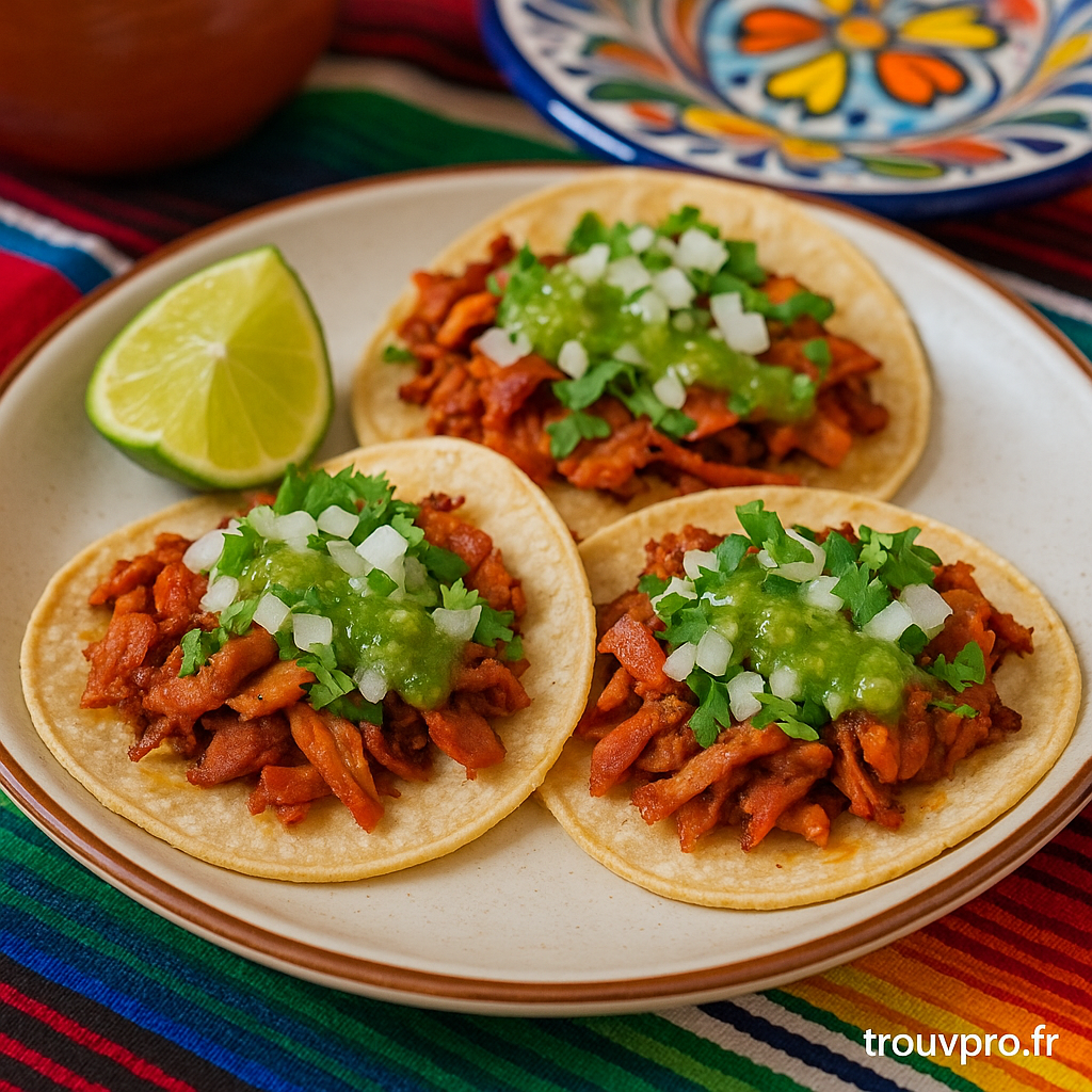 Cuisine Mexicaine Tacos al Pastor : Saveurs authentiques du Mexique