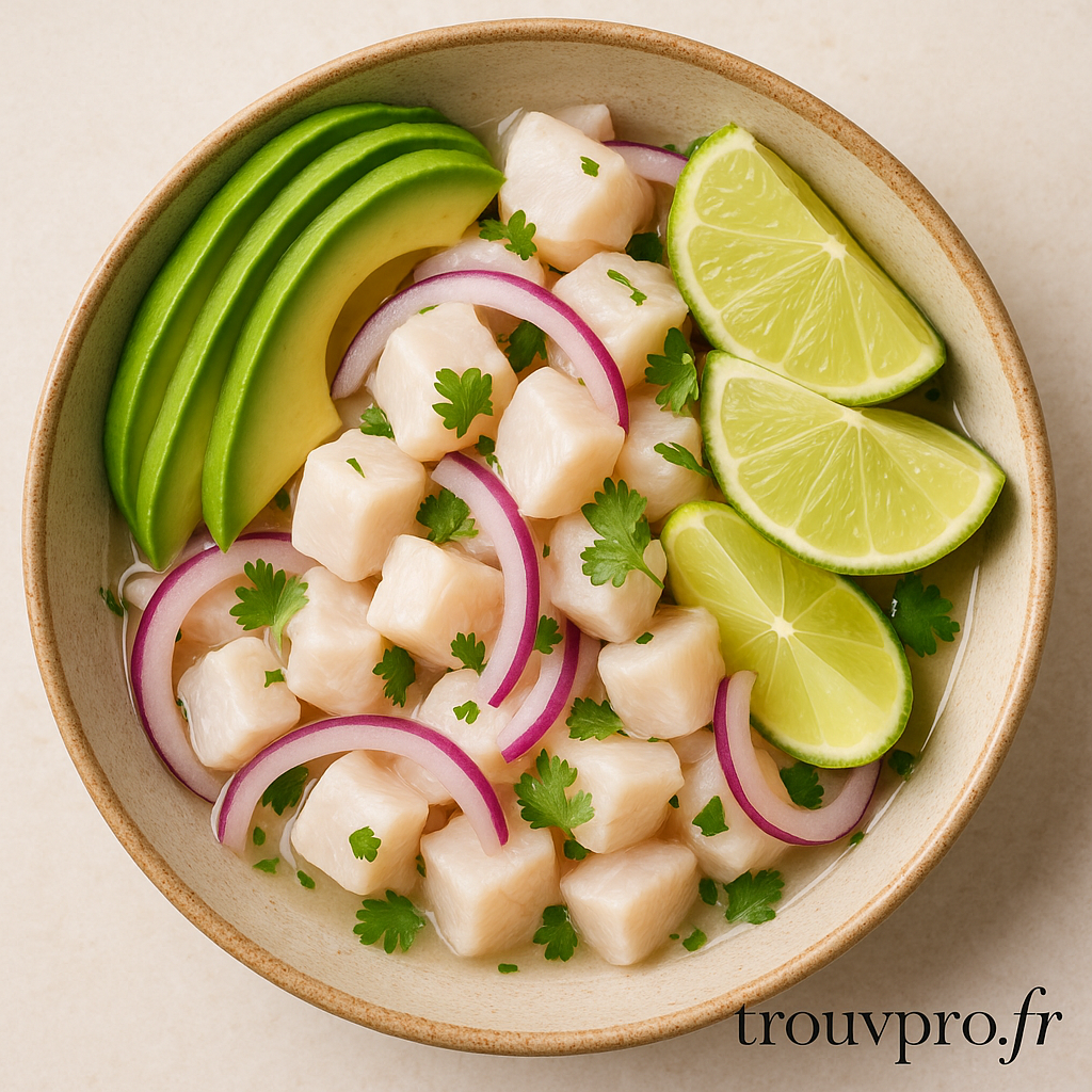 Cuisine Péruvienne Ceviche : fraîcheur et acidité du Pérou