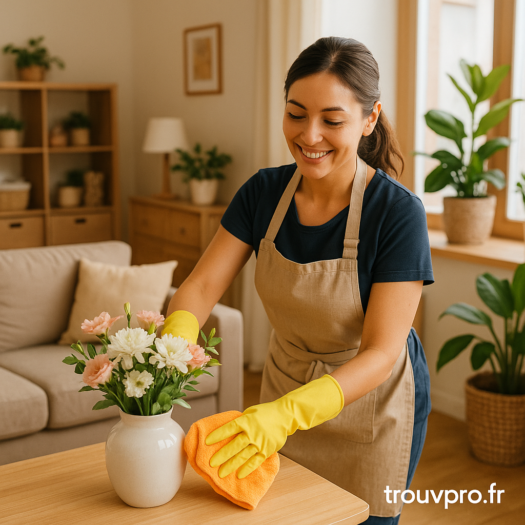 Aide à domicile / Femme de ménage : confort et sérénité au quotidien