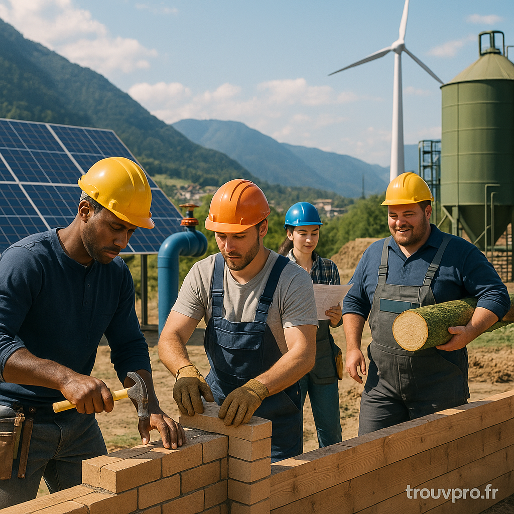 Les énergies renouvelables sur les chantiers régionaux en Rhône-Alpes