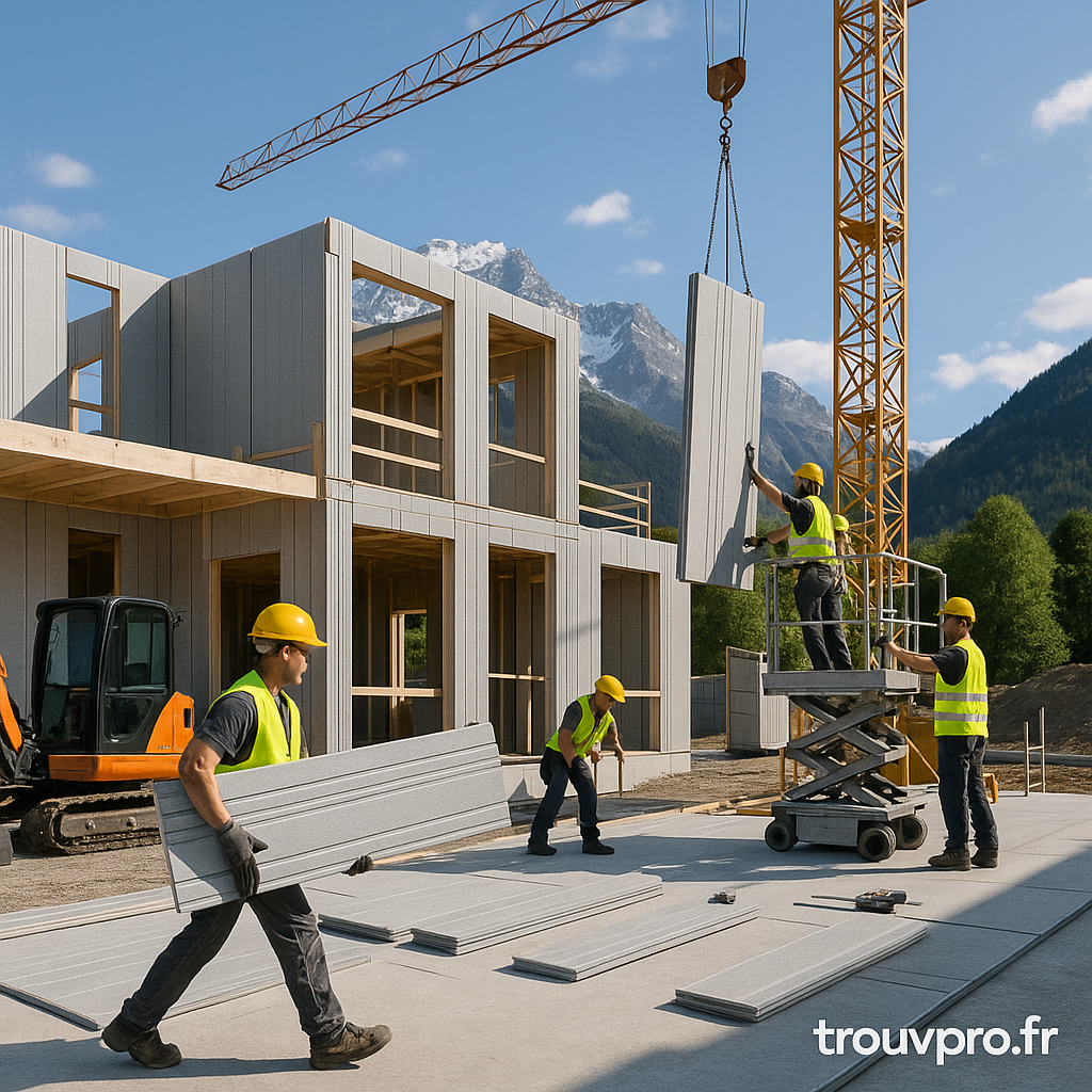 Innovations dans les matériaux composites pour le BTP en Rhône-Alpes