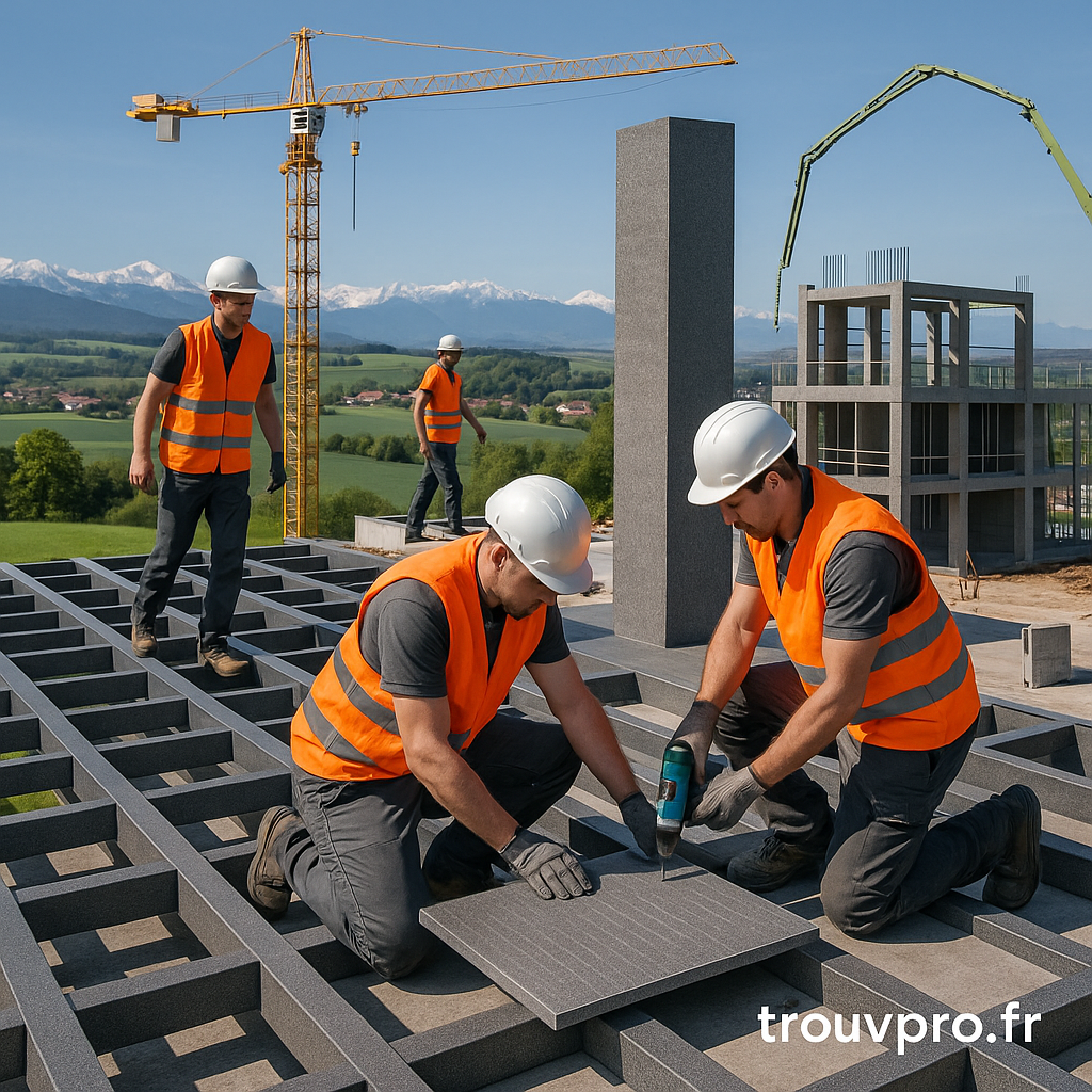 Innovations dans les matériaux composites pour le BTP en Rhône-Alpes