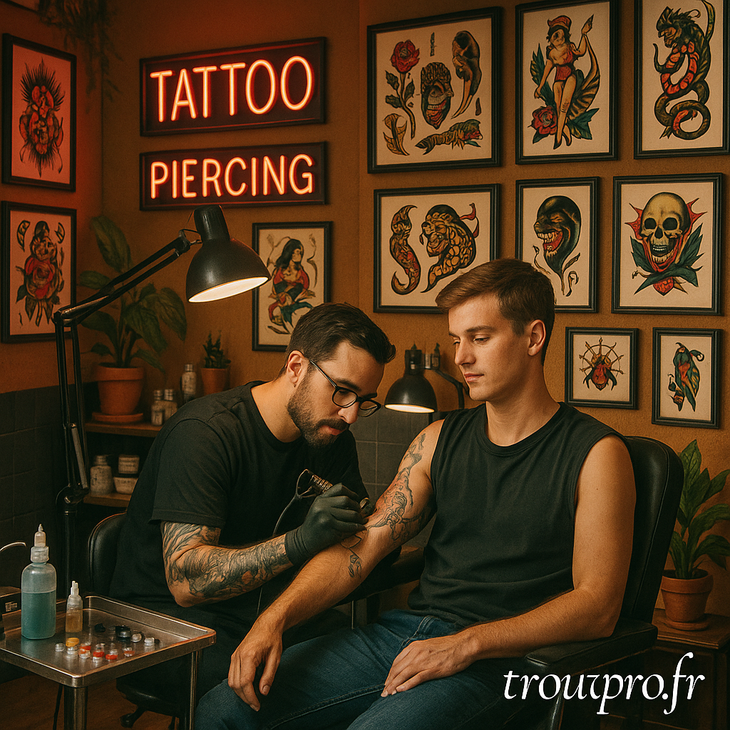 Salons de tatouage / piercing : art et expression personnelle