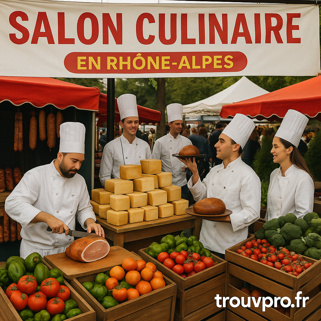 Les salons et festivals culinaires en Rhône-Alpes : vitrine du savoir-faire régional