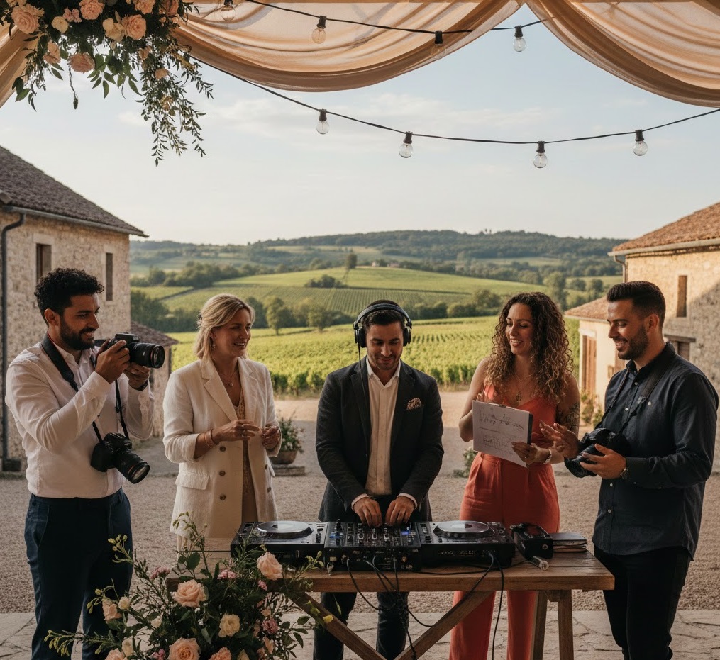 Photographes / DJ / Wedding planners : capturer et orchestrer les événements