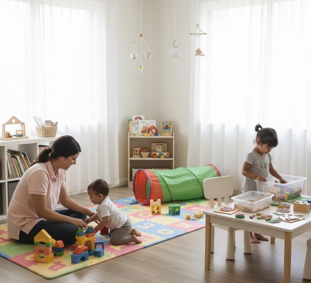 Nounou : L'Utilisation de l'Espace pour Stimuler l'Éveil