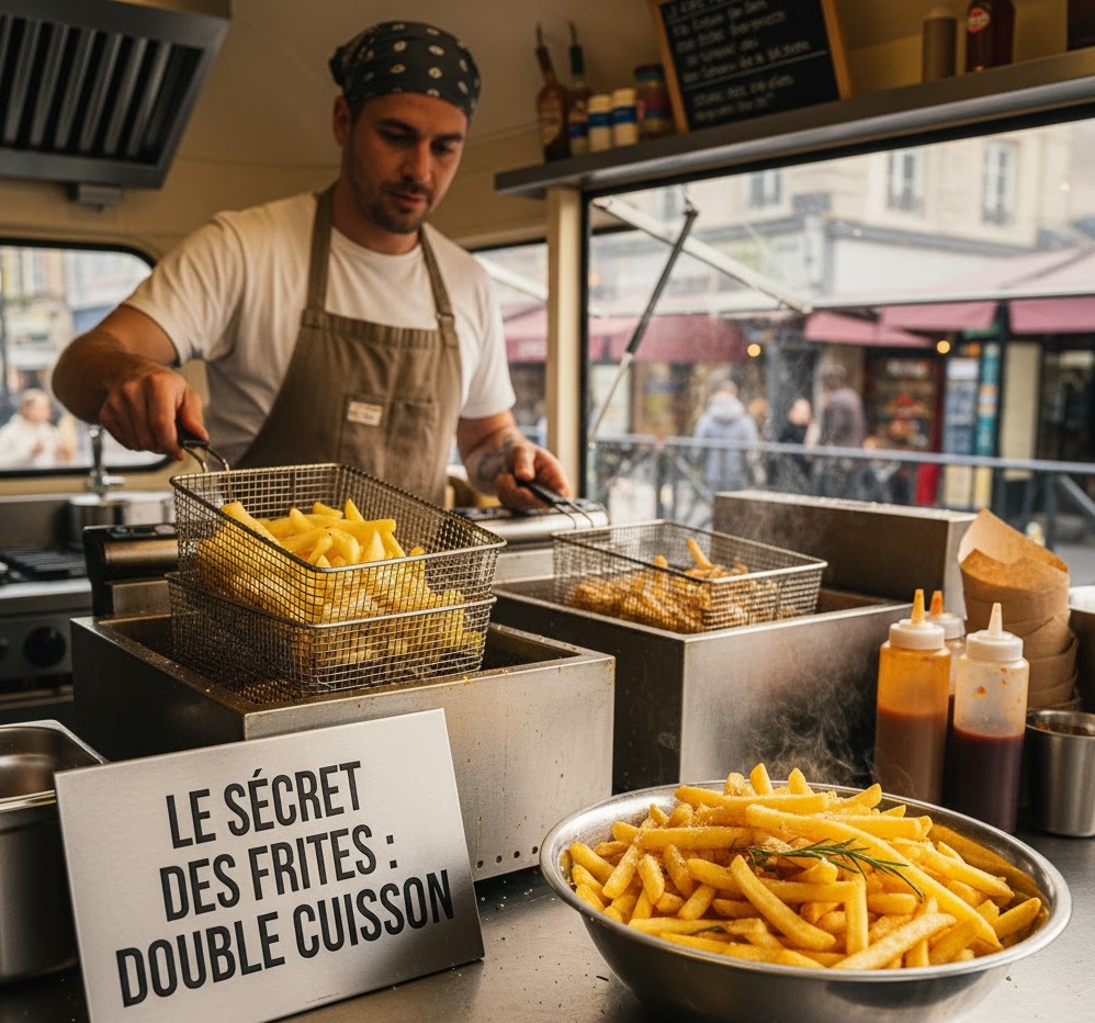 Le Secret des Frites de Food Truck : La Double Cuisson