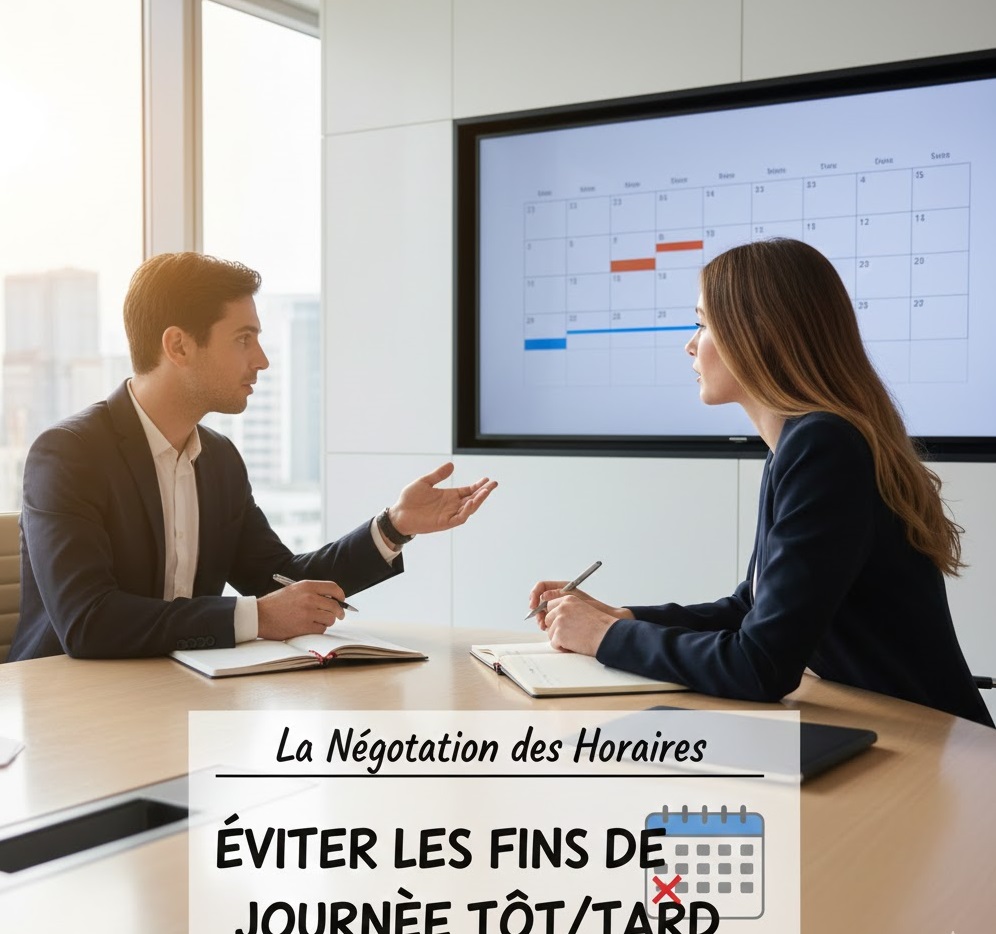 La Négociation des Horaires (Éviter les Fins de Journée Tôt/Tard)