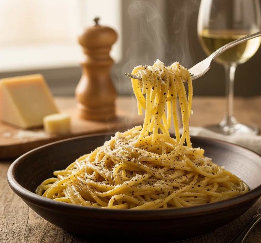 Les Pâtes Cacio e Pepe Simplissimes (Italie)