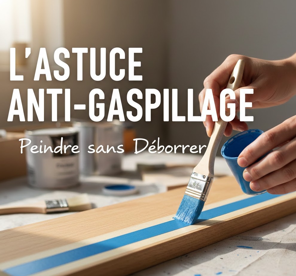 L'Astuce Anti-Gaspillage : Peindre sans Déborder