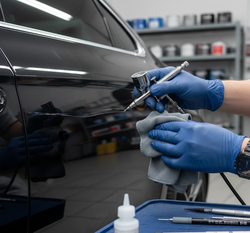 L'Astuce Carrossier pour Masquer une Rayure Légère