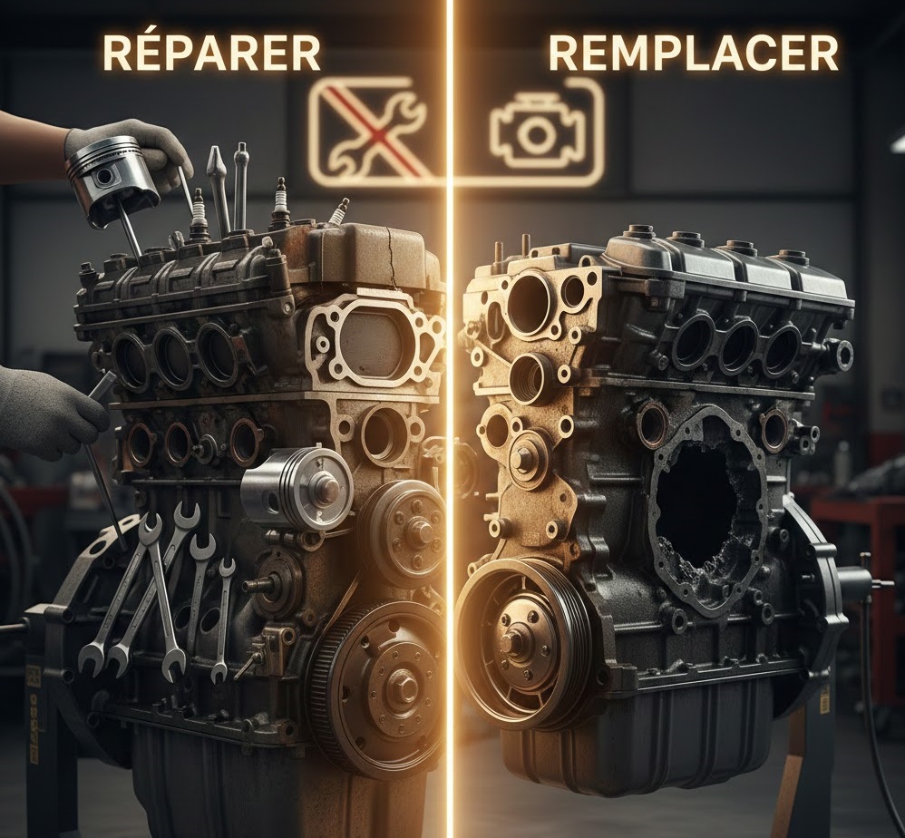 Quand Faut-il Réparer le Moteur, et Quand le Remplacer ?
