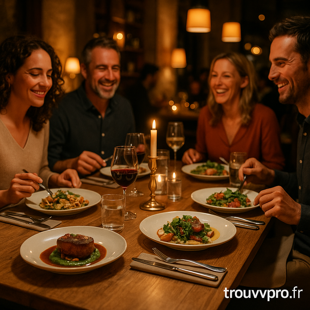 Restaurants : une expérience culinaire et conviviale