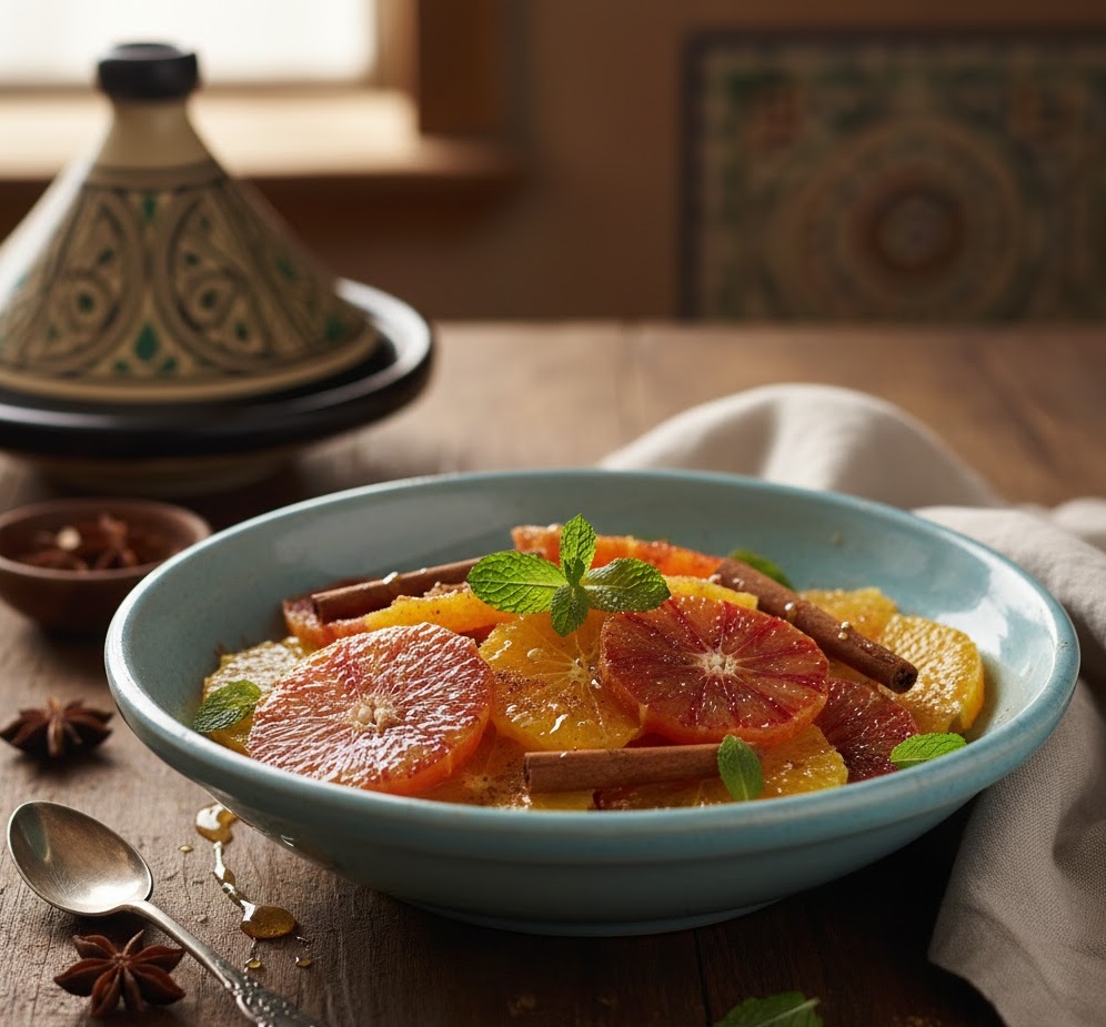 Salade Marocaine d'Oranges à la Cannelle