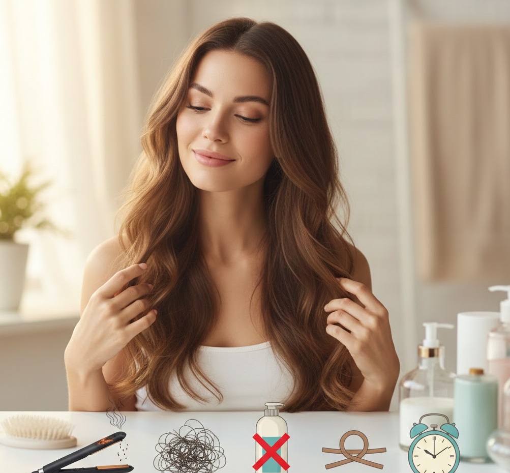 5 Erreurs à Éviter pour des Cheveux Sains