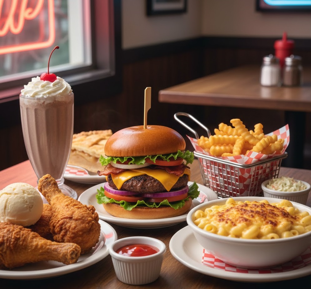 Cuisine Américaine : Burgers et Comfort Food