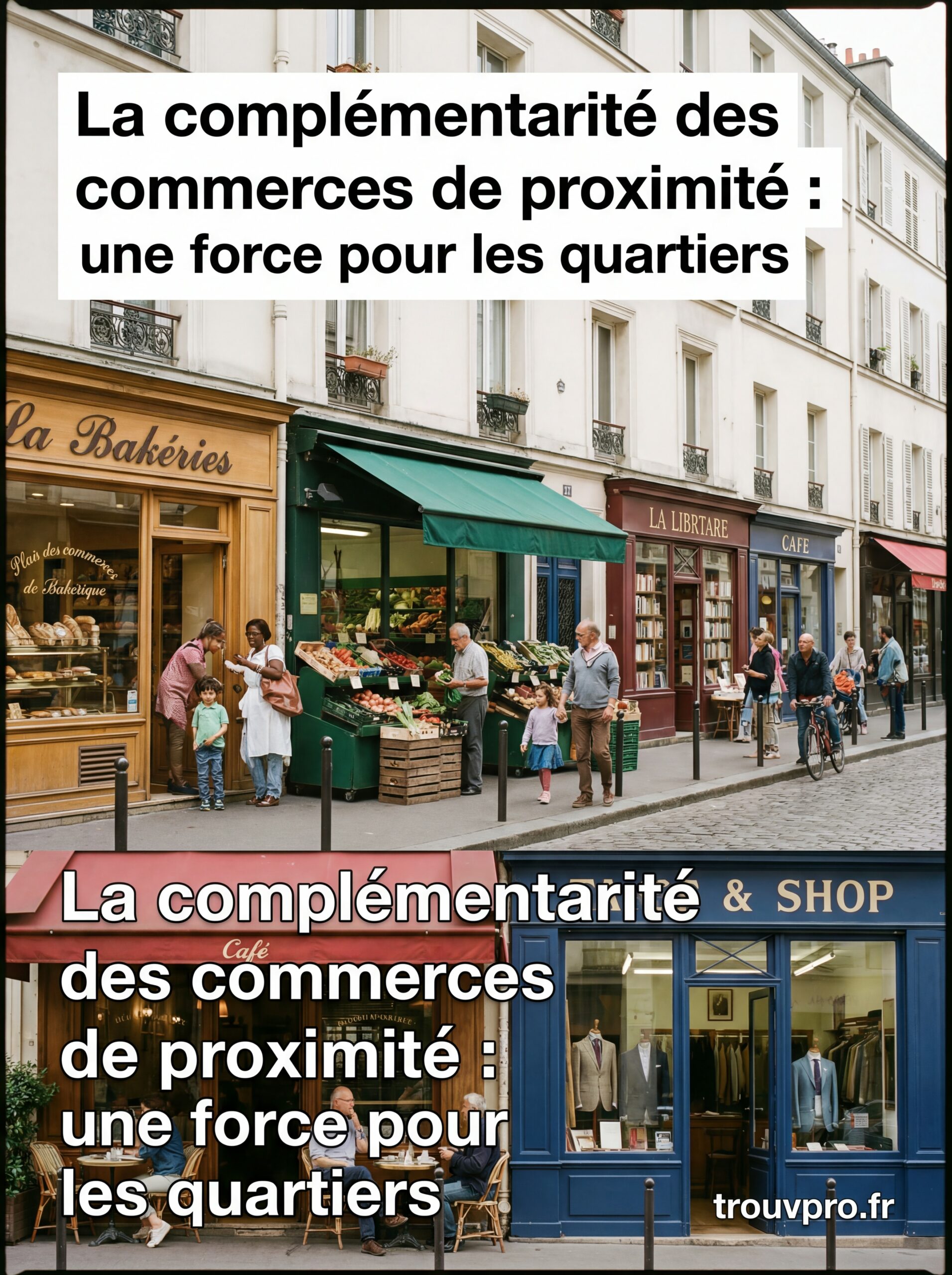 La complémentarité des commerces de proximité : une force pour les quartiers