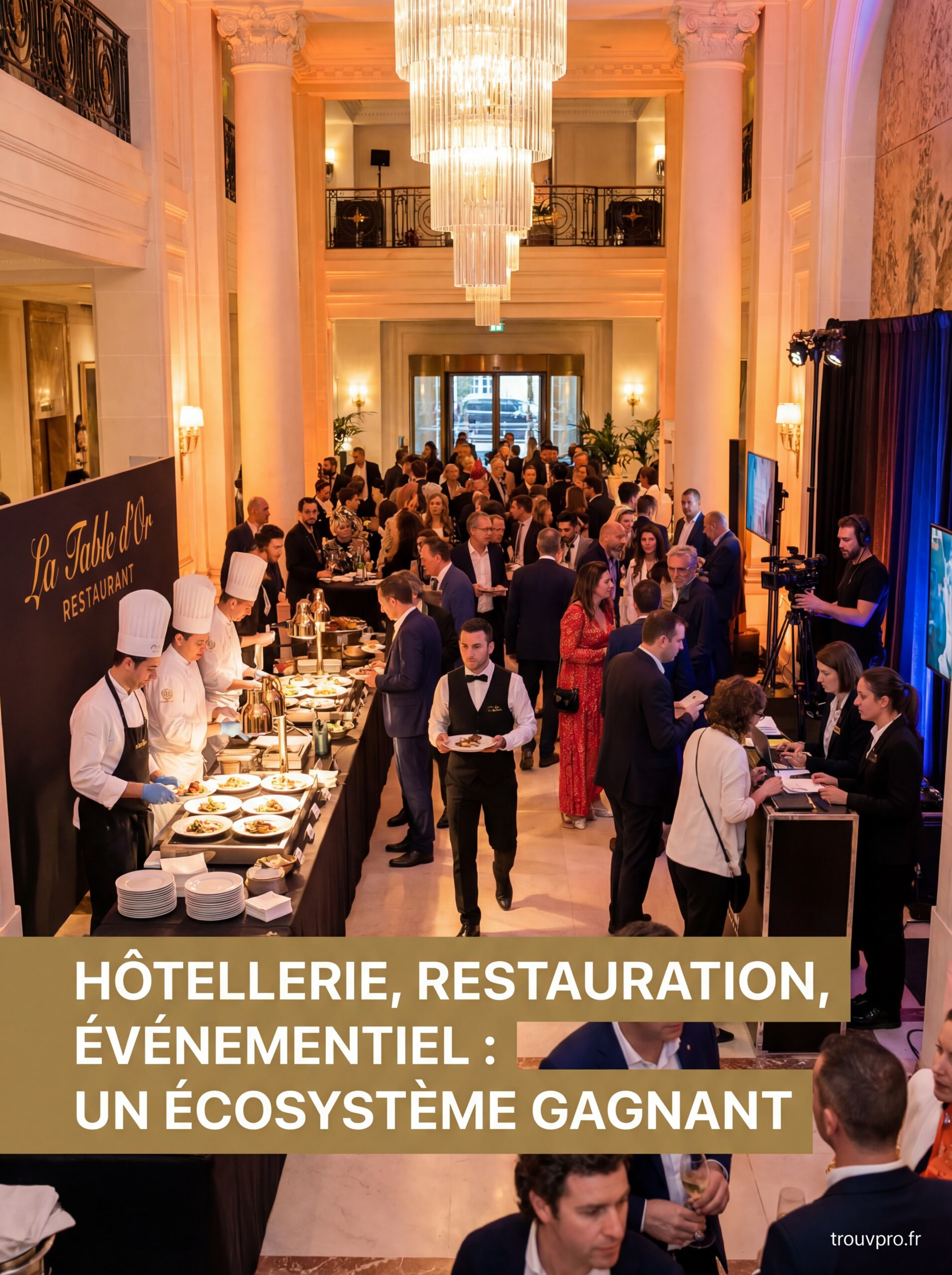 La complémentarité entre restauration, hôtellerie et événementiel : un écosystème gagnant
