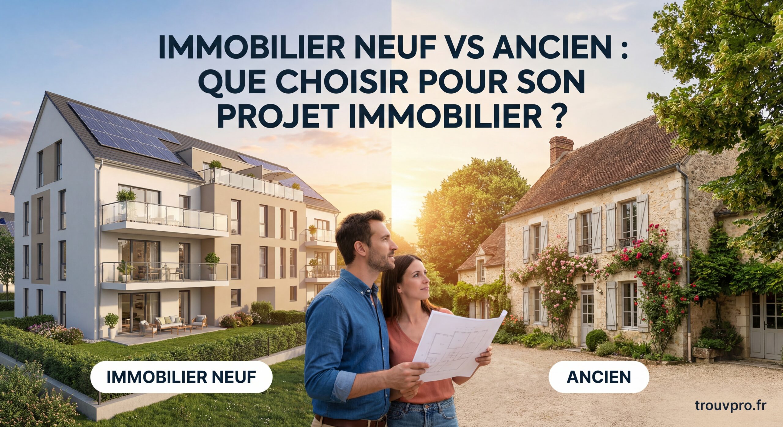 Immobilier neuf vs ancien : que choisir pour son projet immobilier ?