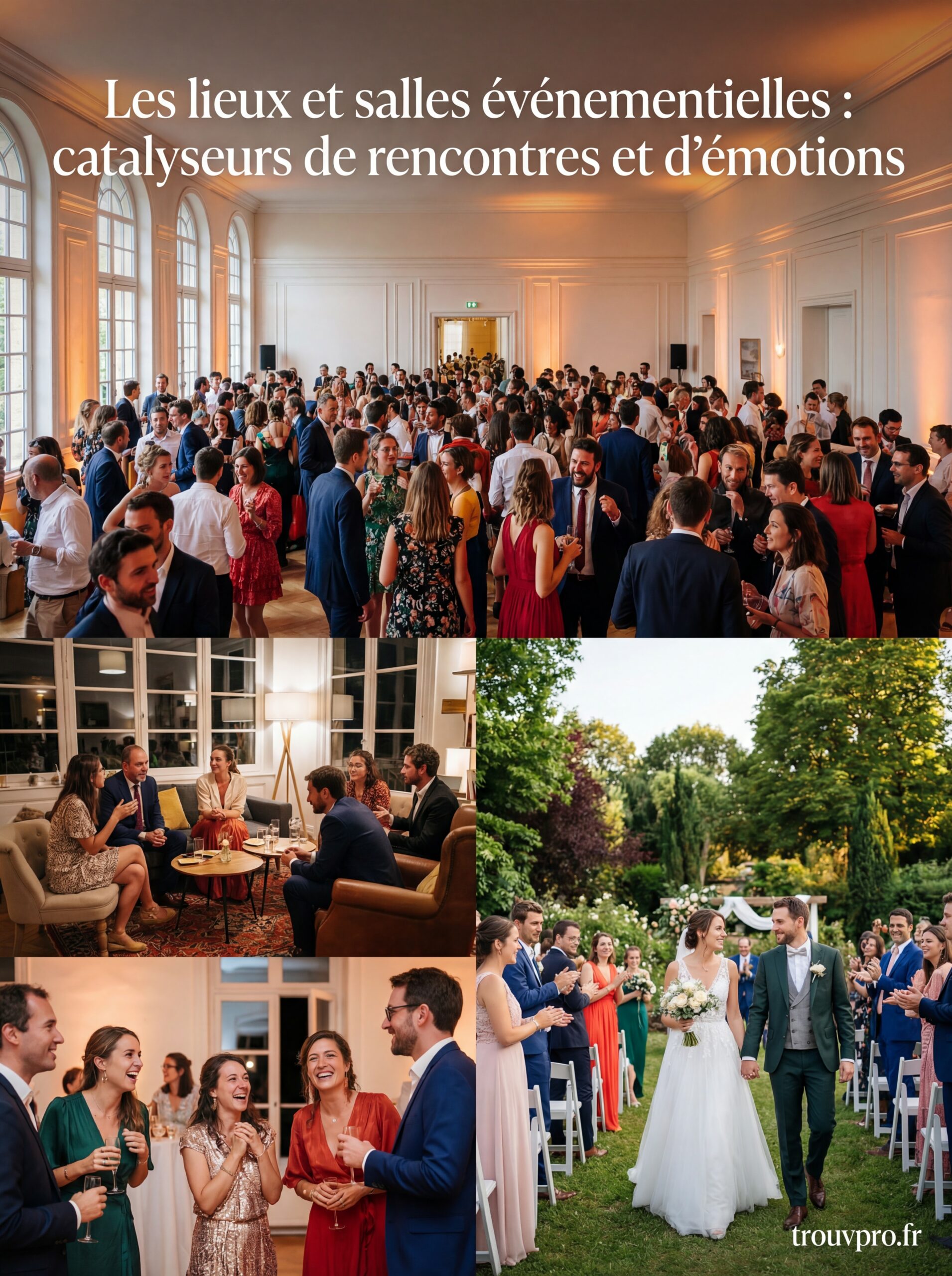 Les lieux et salles événementielles : catalyseurs de rencontres et d’émotions