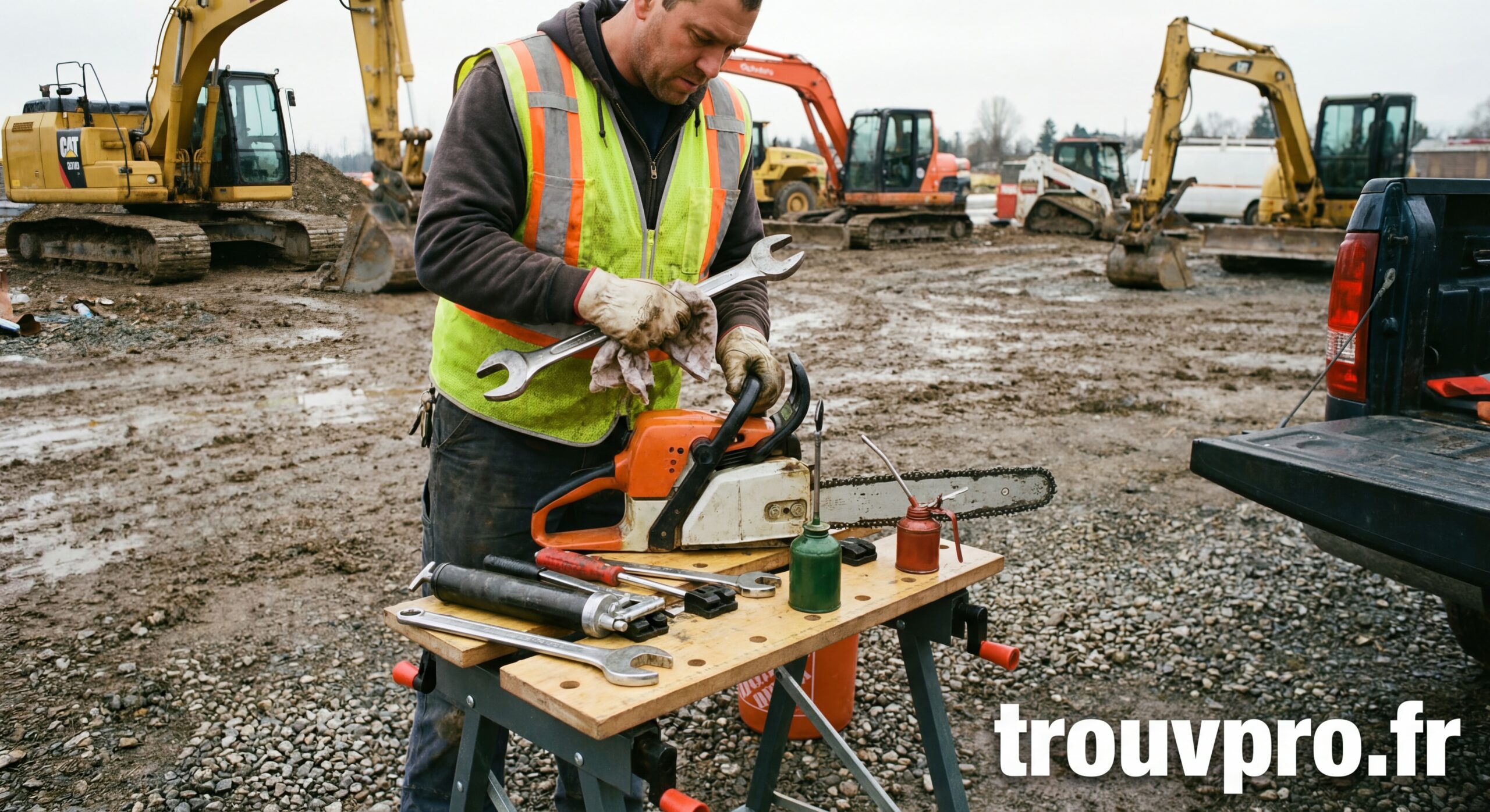 Entretenir ses outils et équipements de chantier