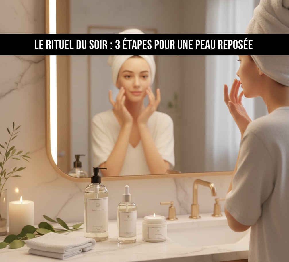 Le Rituel du Soir : 3 Étapes pour une Peau Reposée