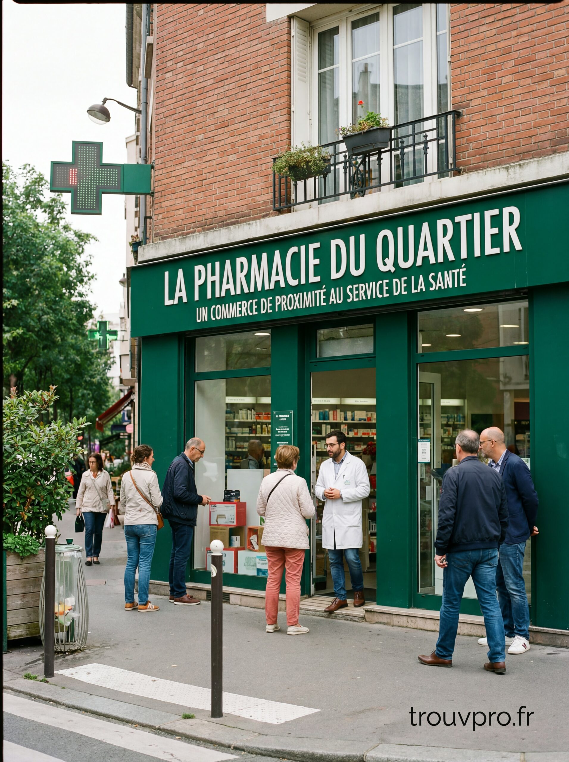 La pharmacie de quartier : un commerce de proximité au service de la santé