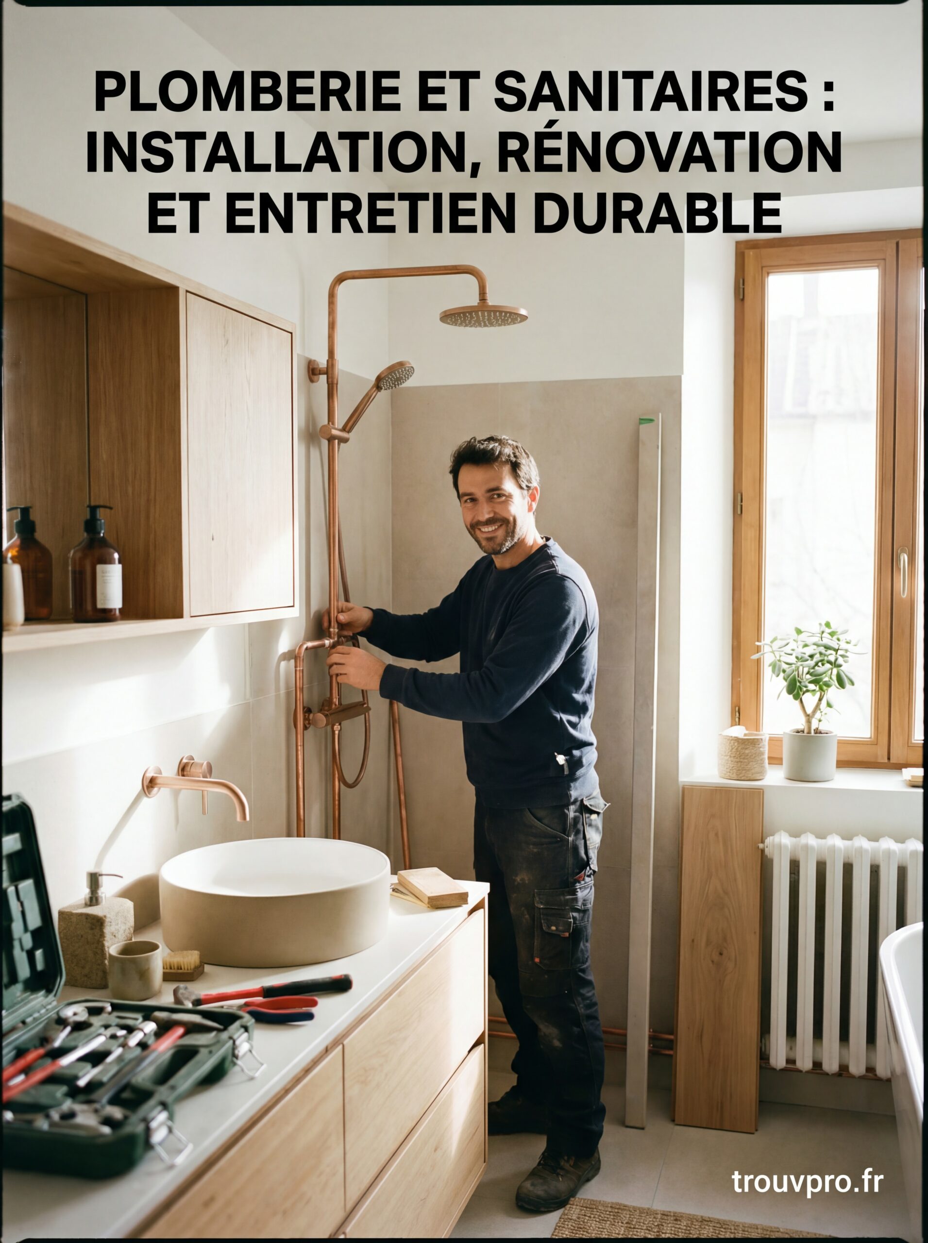 Plomberie et sanitaires : installation, rénovation et entretien durable