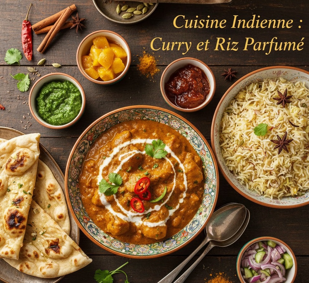 Cuisine Indienne : Curry et Riz Parfumé