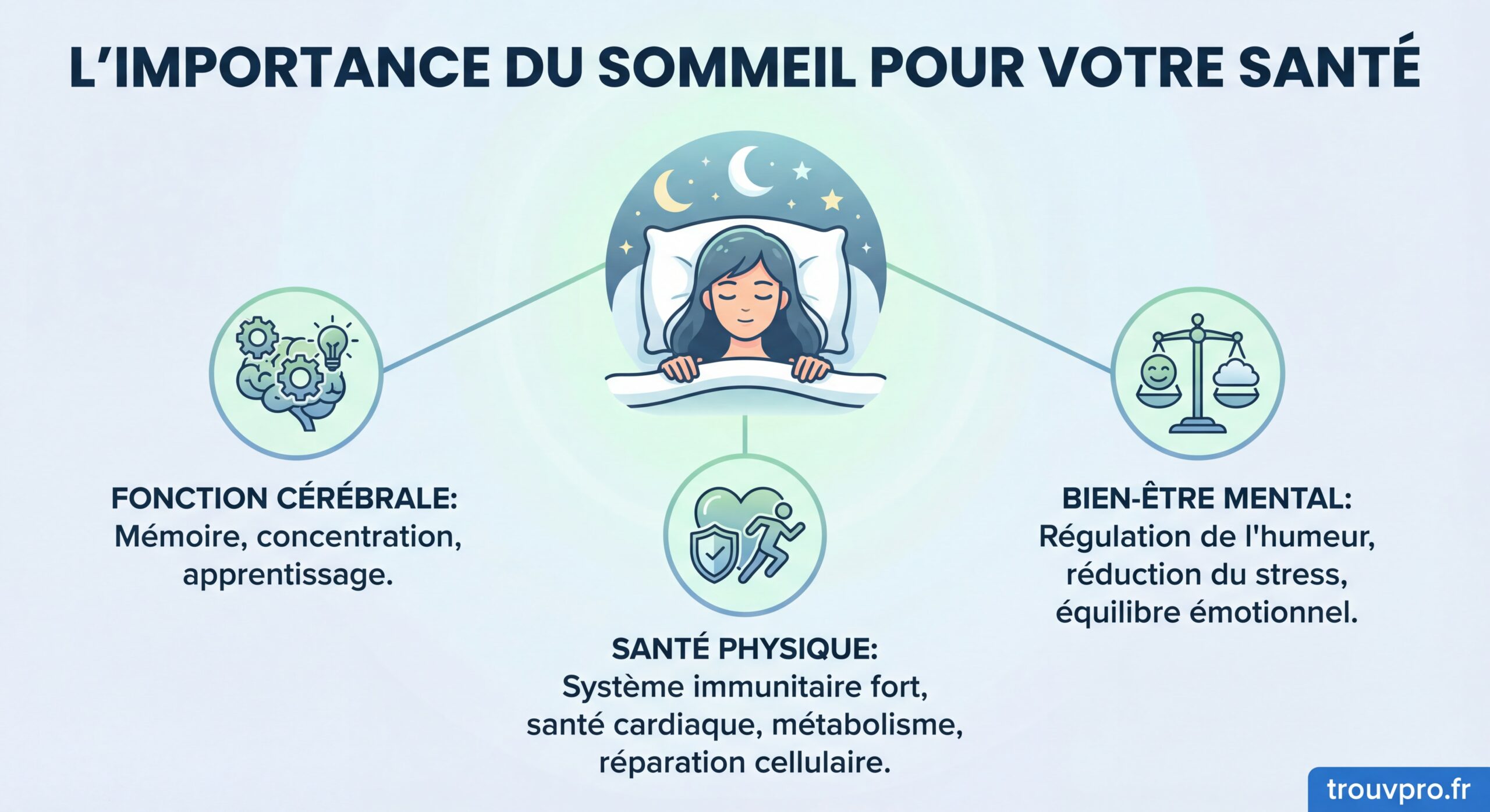 L’importance du sommeil pour votre santé