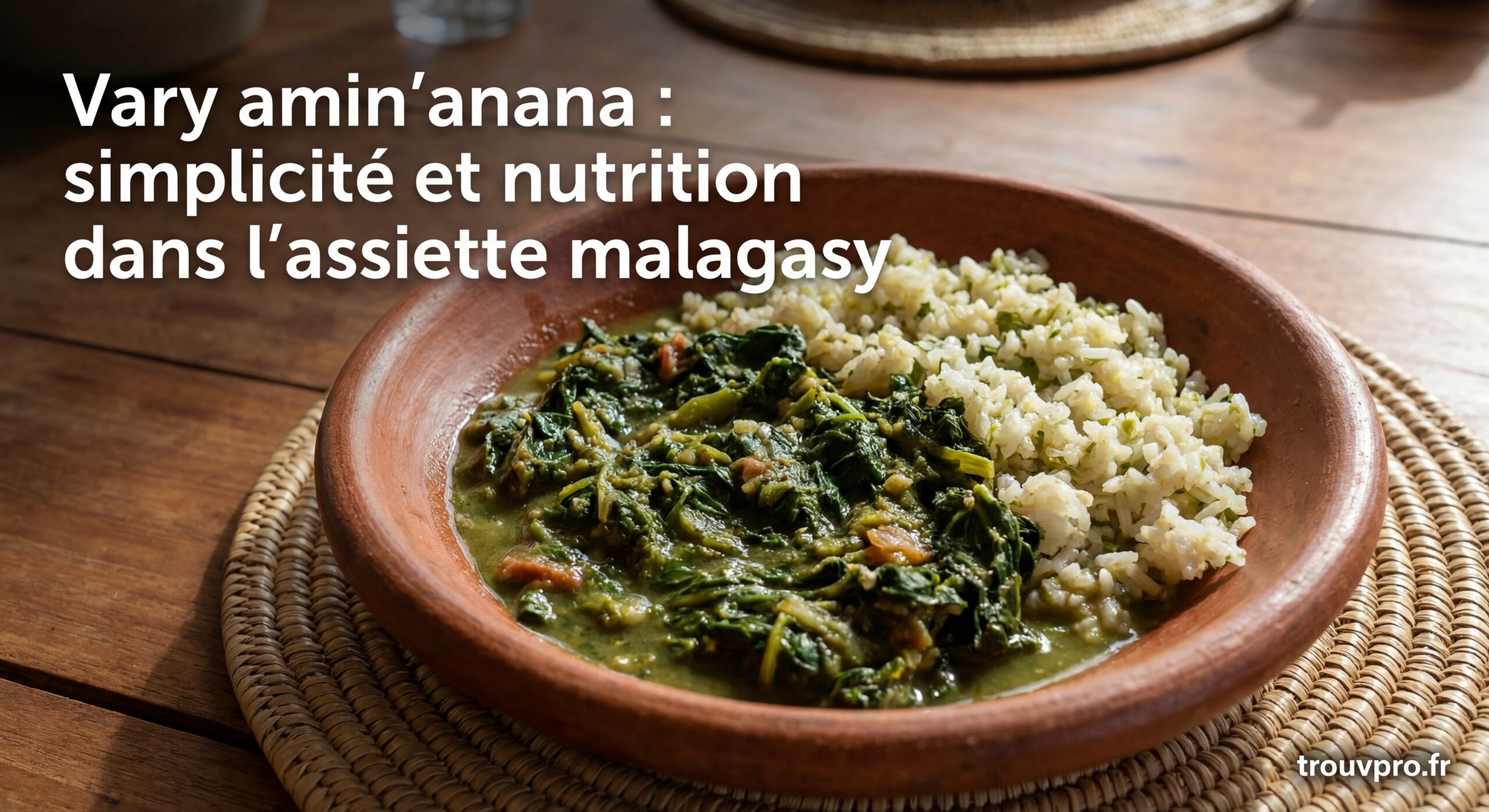 Vary amin’anana : simplicité et nutrition dans l’assiette malagasy
