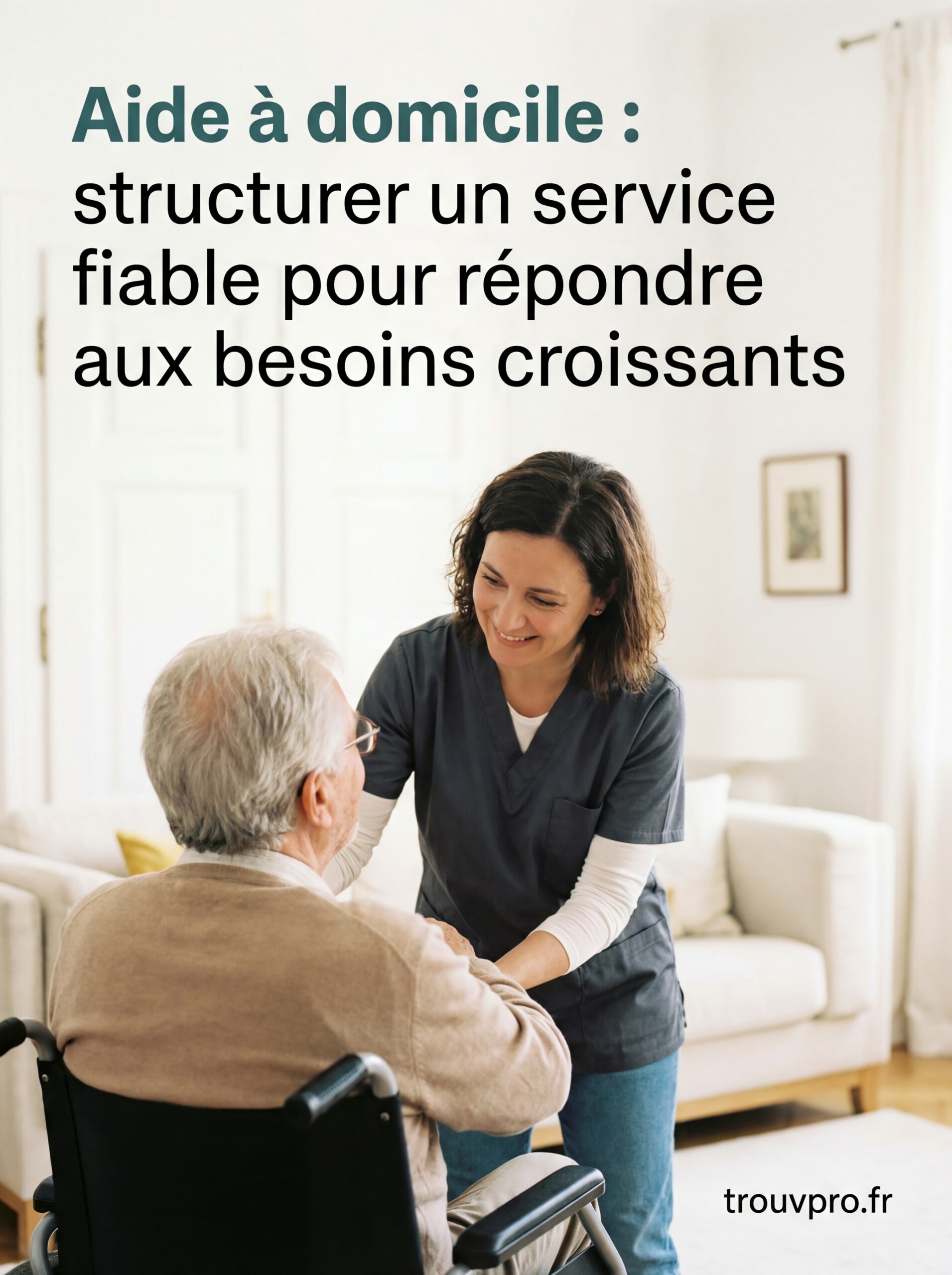 Aide à domicile : structurer un service fiable pour répondre aux besoins croissants