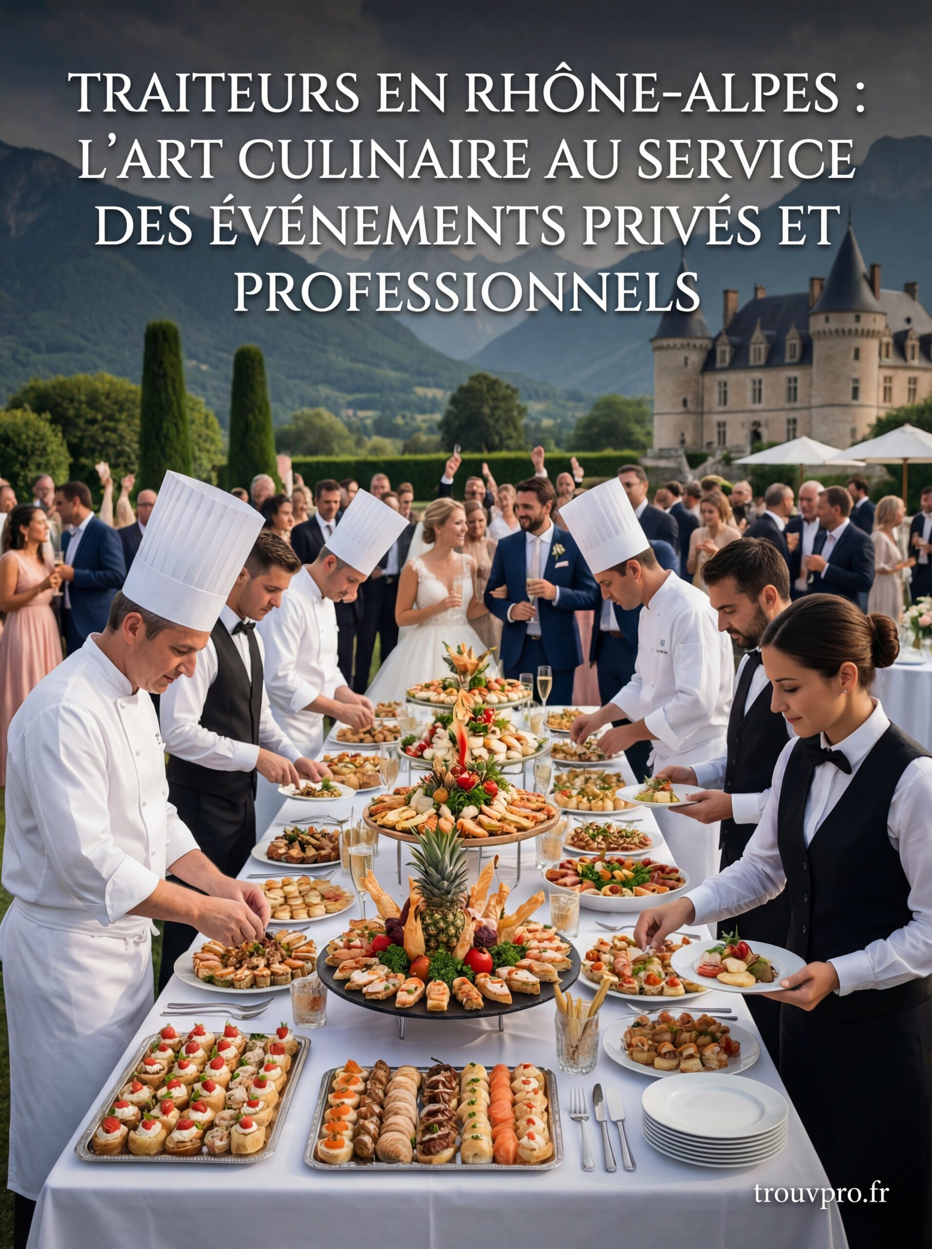 Traiteurs en Rhône-Alpes : l’art culinaire au service des événements privés et professionnels