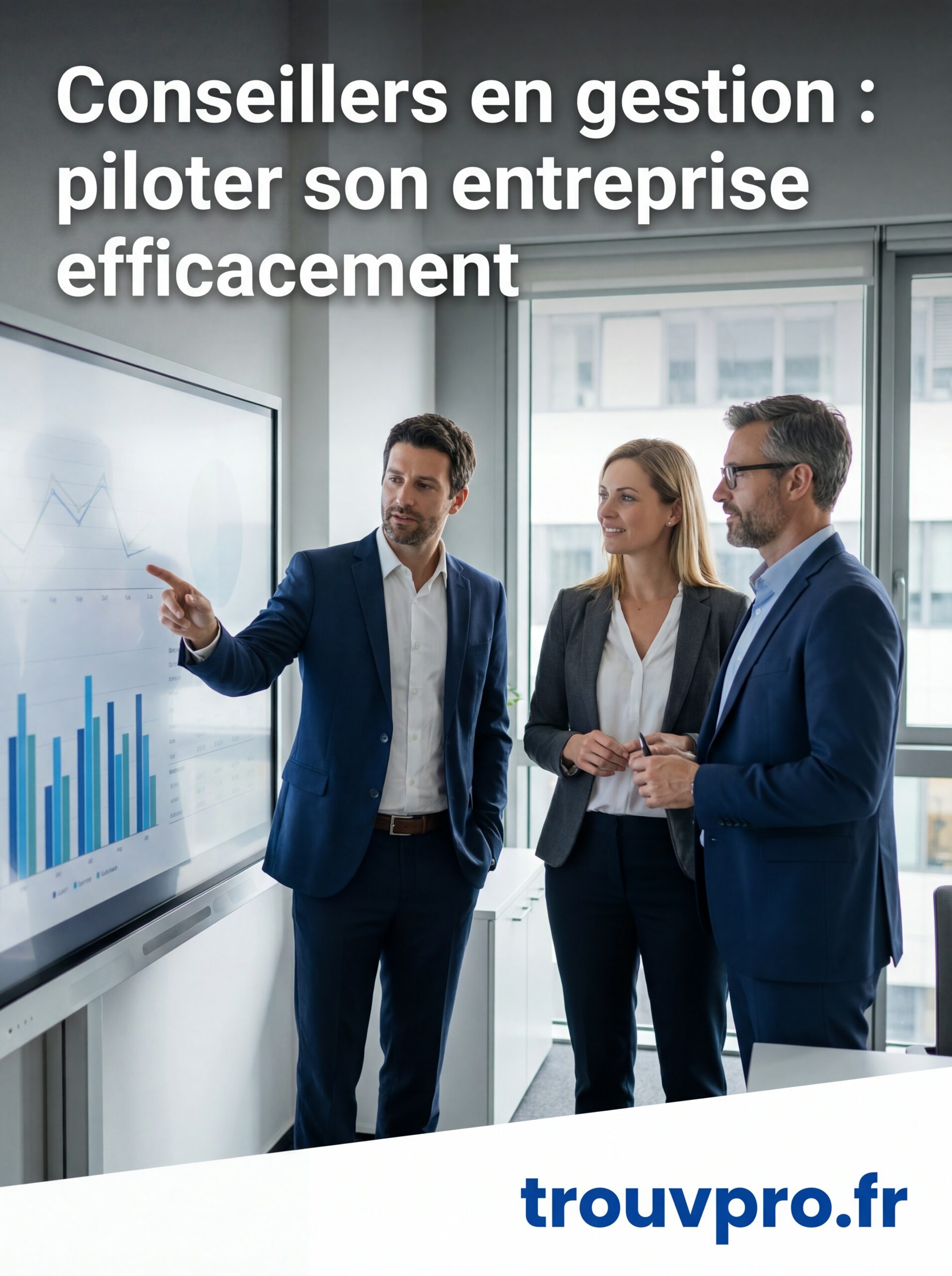 Conseillers en gestion : piloter son entreprise efficacement