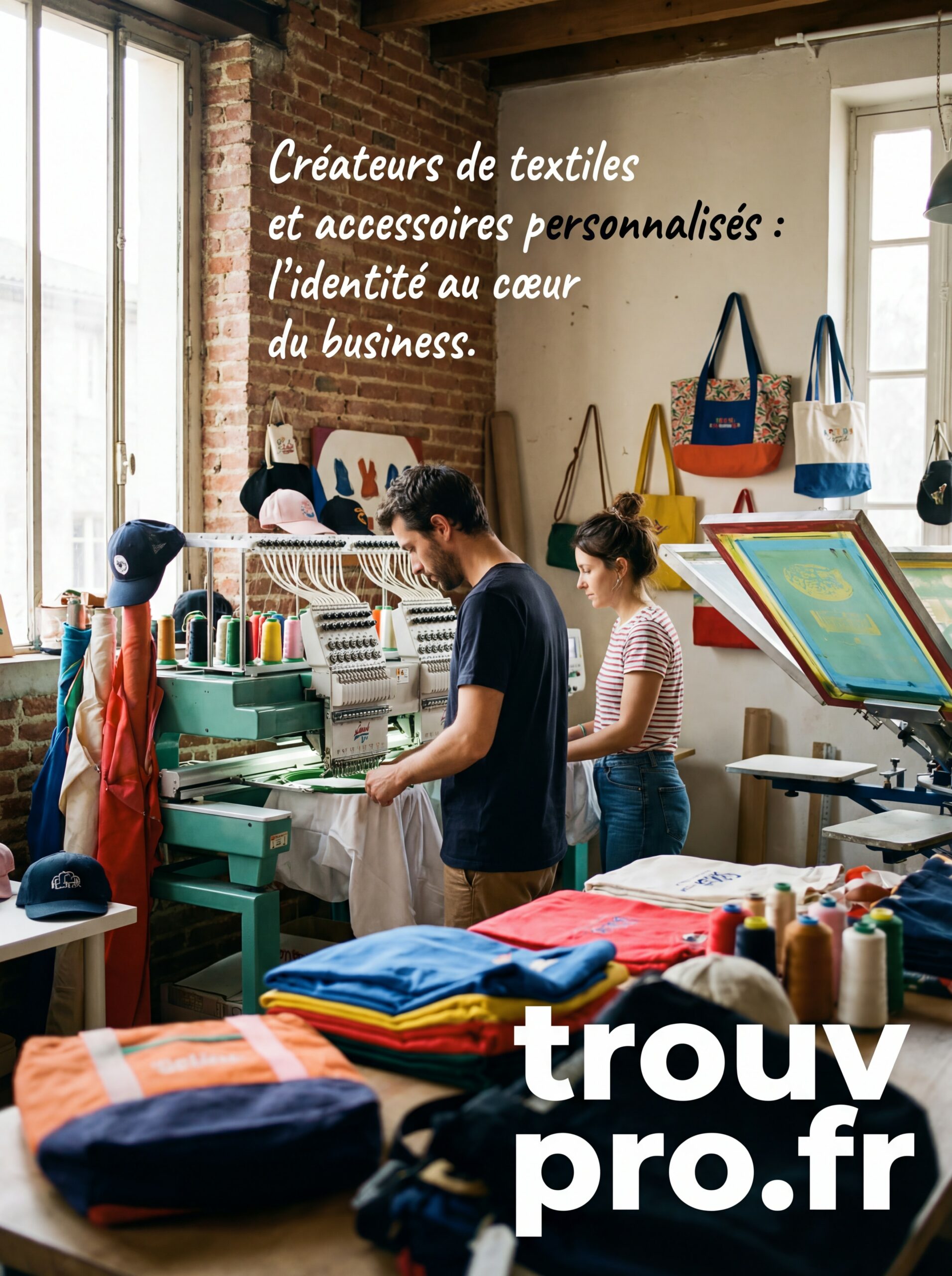 Créateurs de textiles et accessoires personnalisés : l’identité au cœur du business