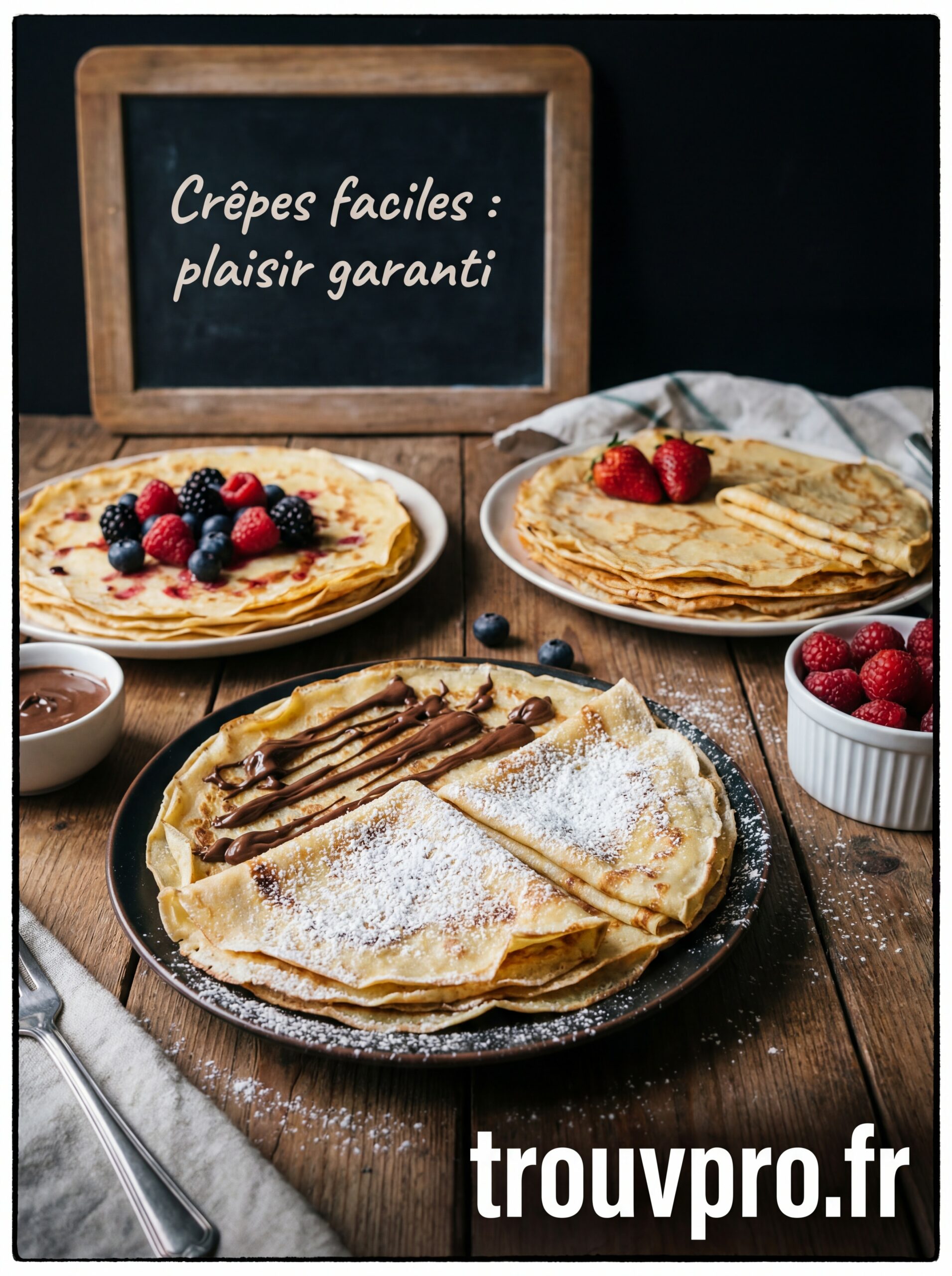 Crêpes faciles : plaisir garanti