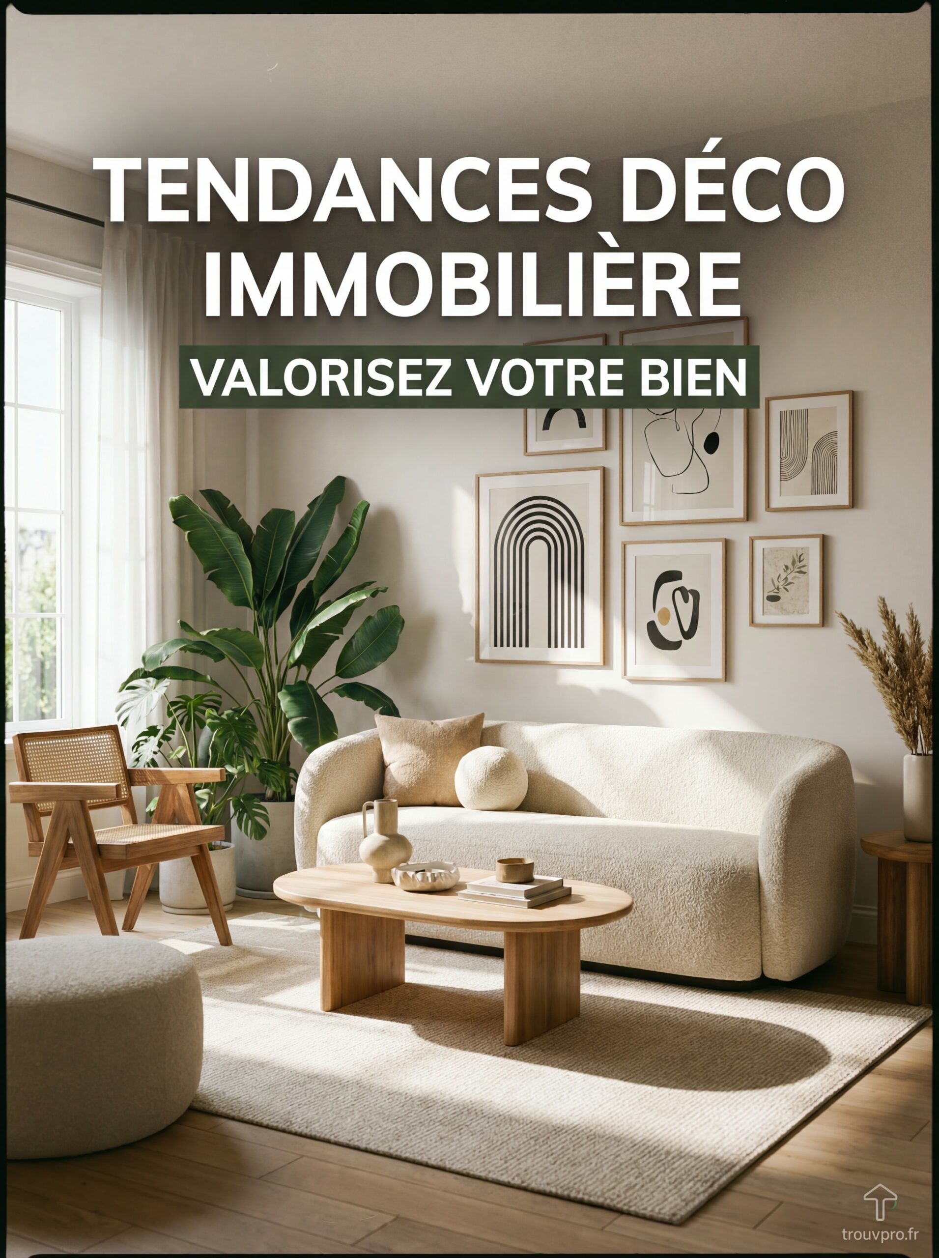 Les tendances de la décoration intérieure pour valoriser un bien immobilier