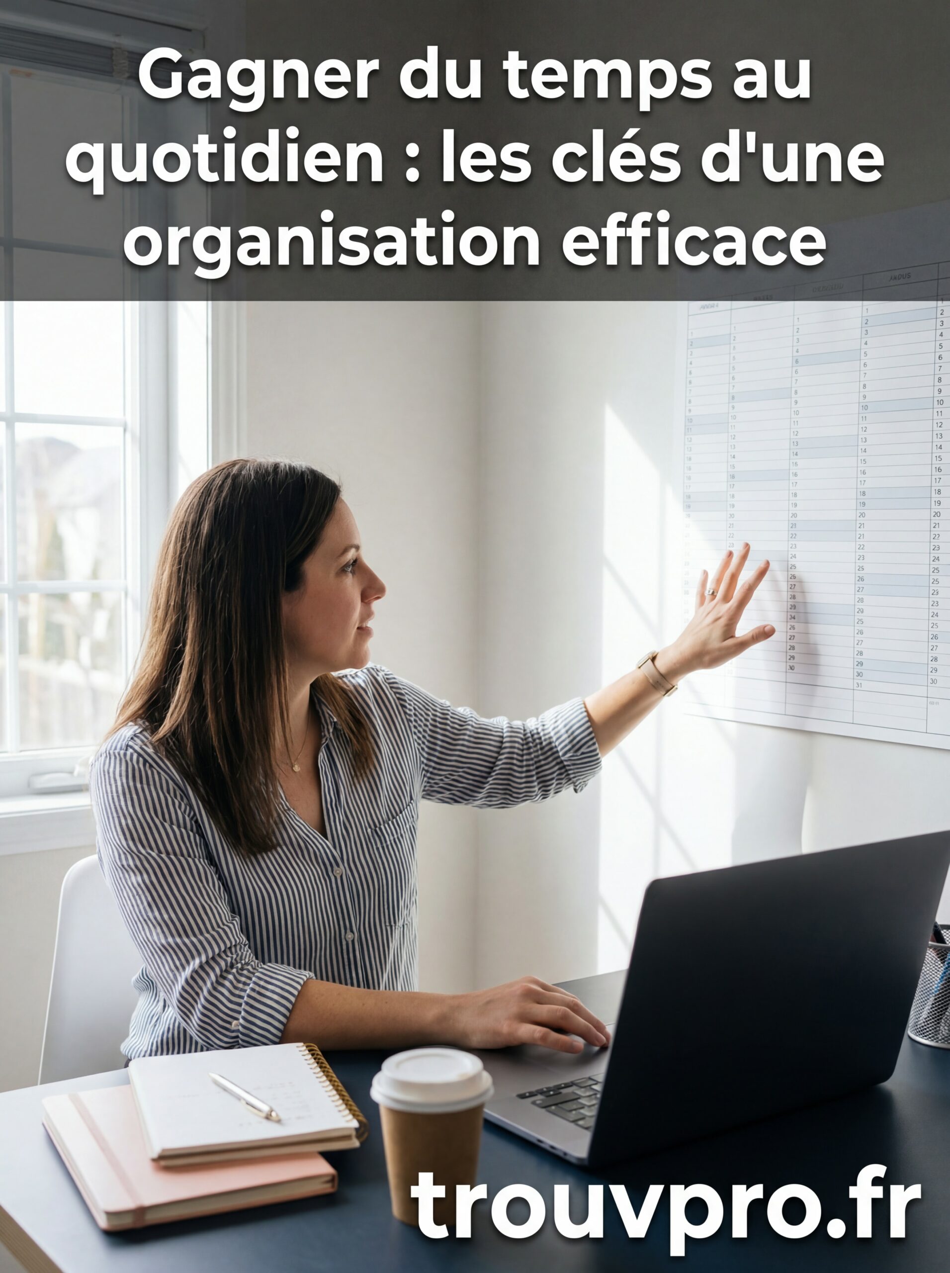 Gagner du temps au quotidien : les clés d’une organisation efficace