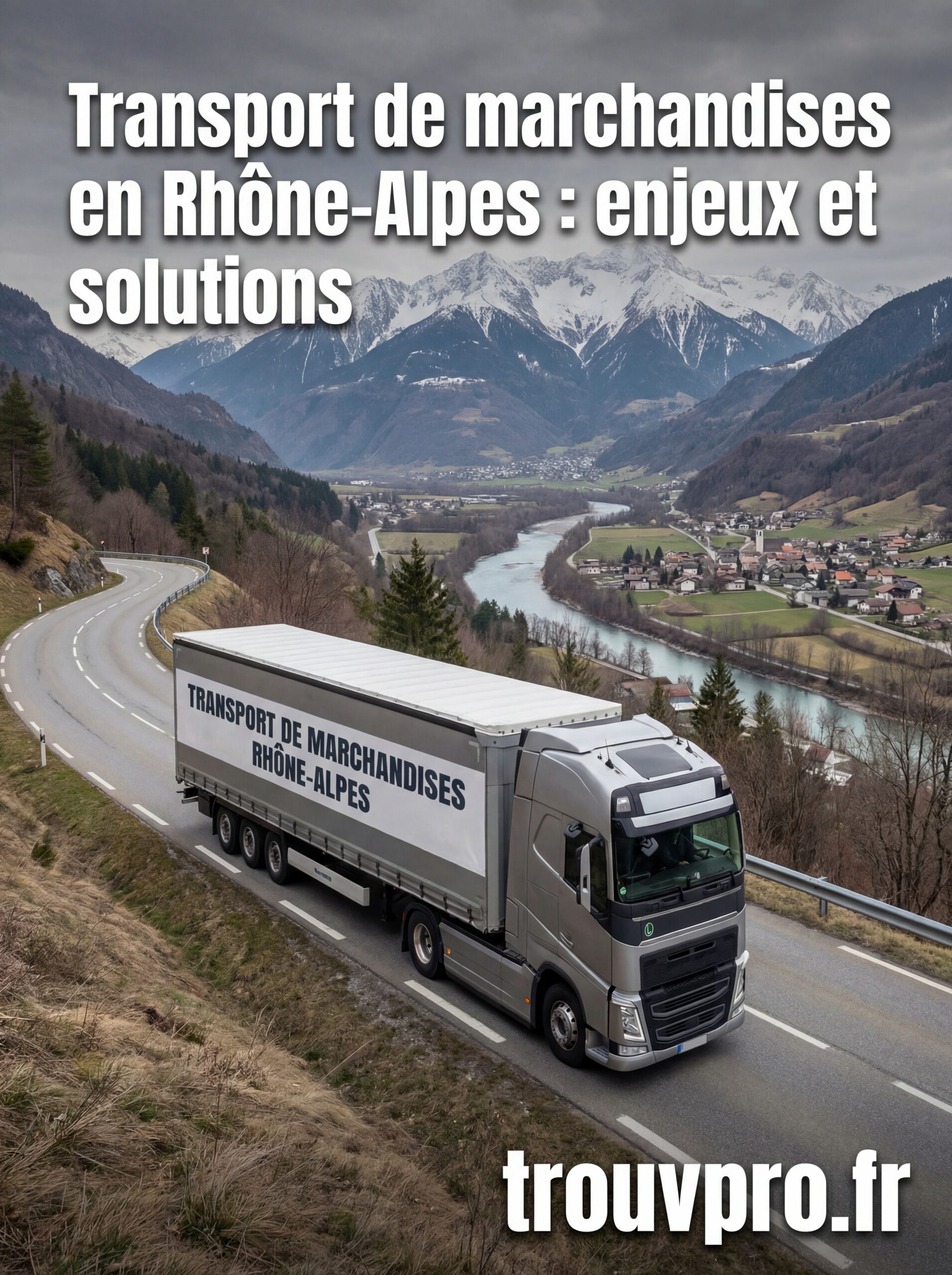 Transport de marchandises en Rhône-Alpes : enjeux et solutions