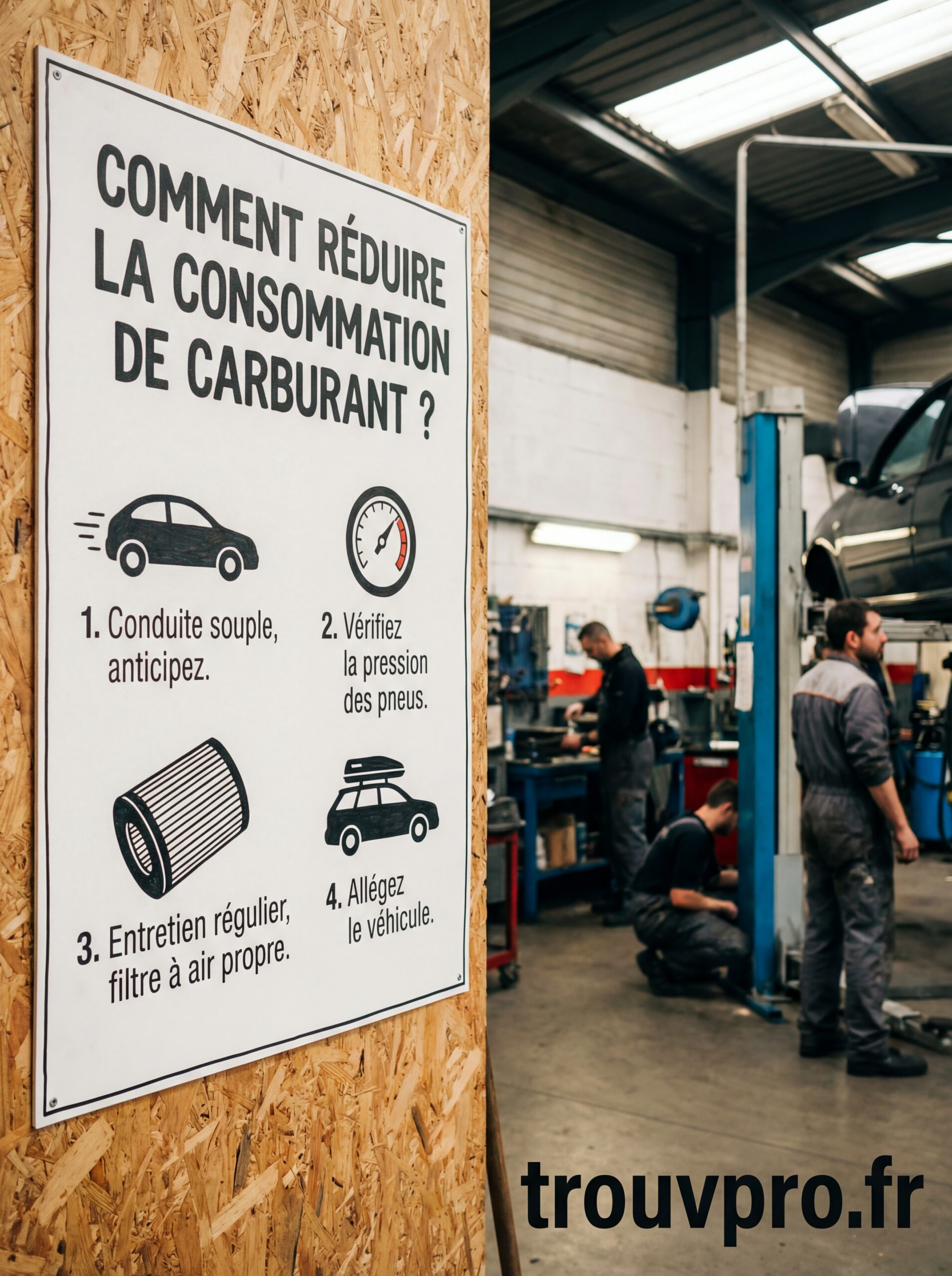 Comment réduire la consommation de carburant ?