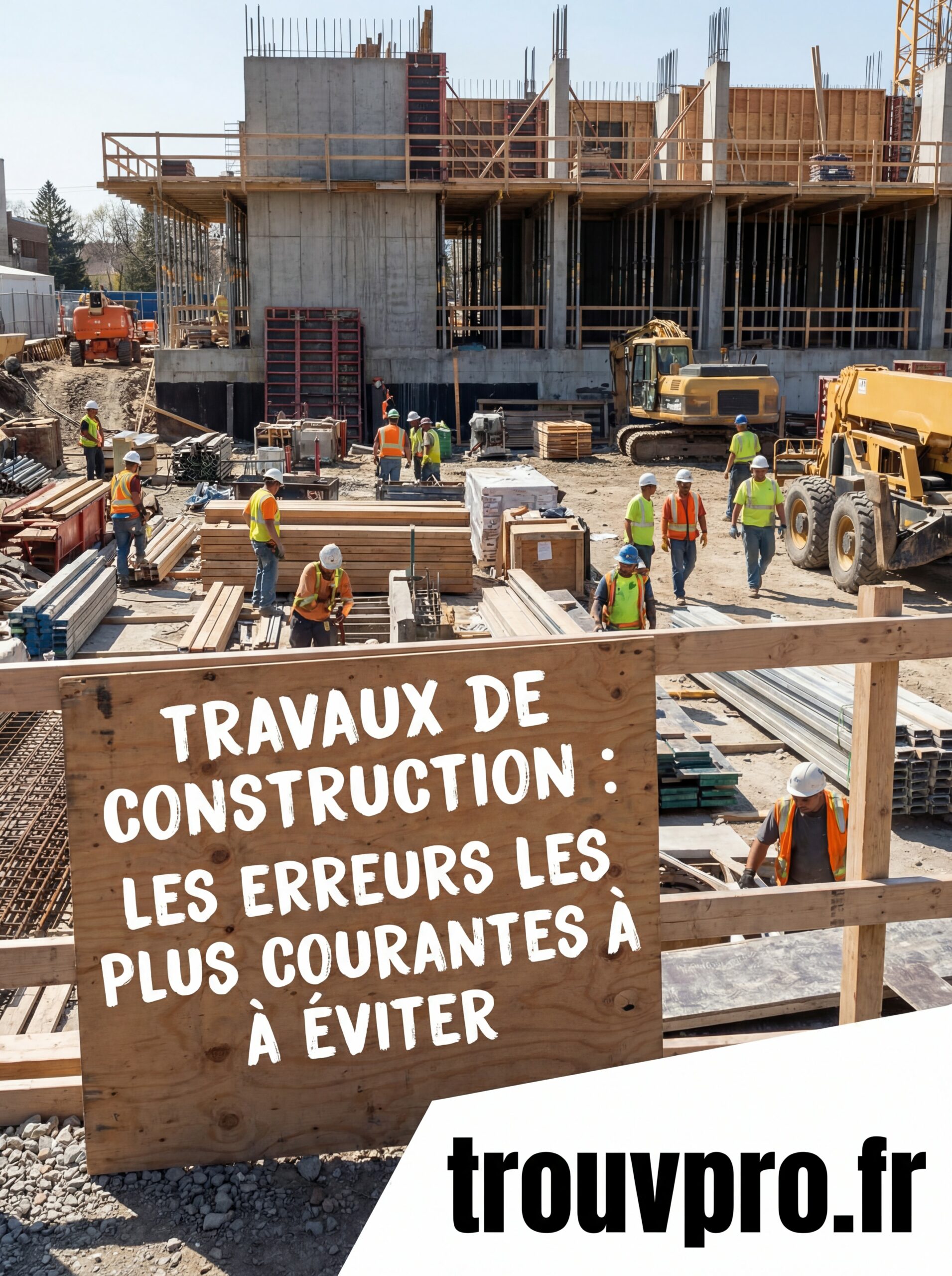 Travaux de construction : les erreurs les plus courantes à éviter