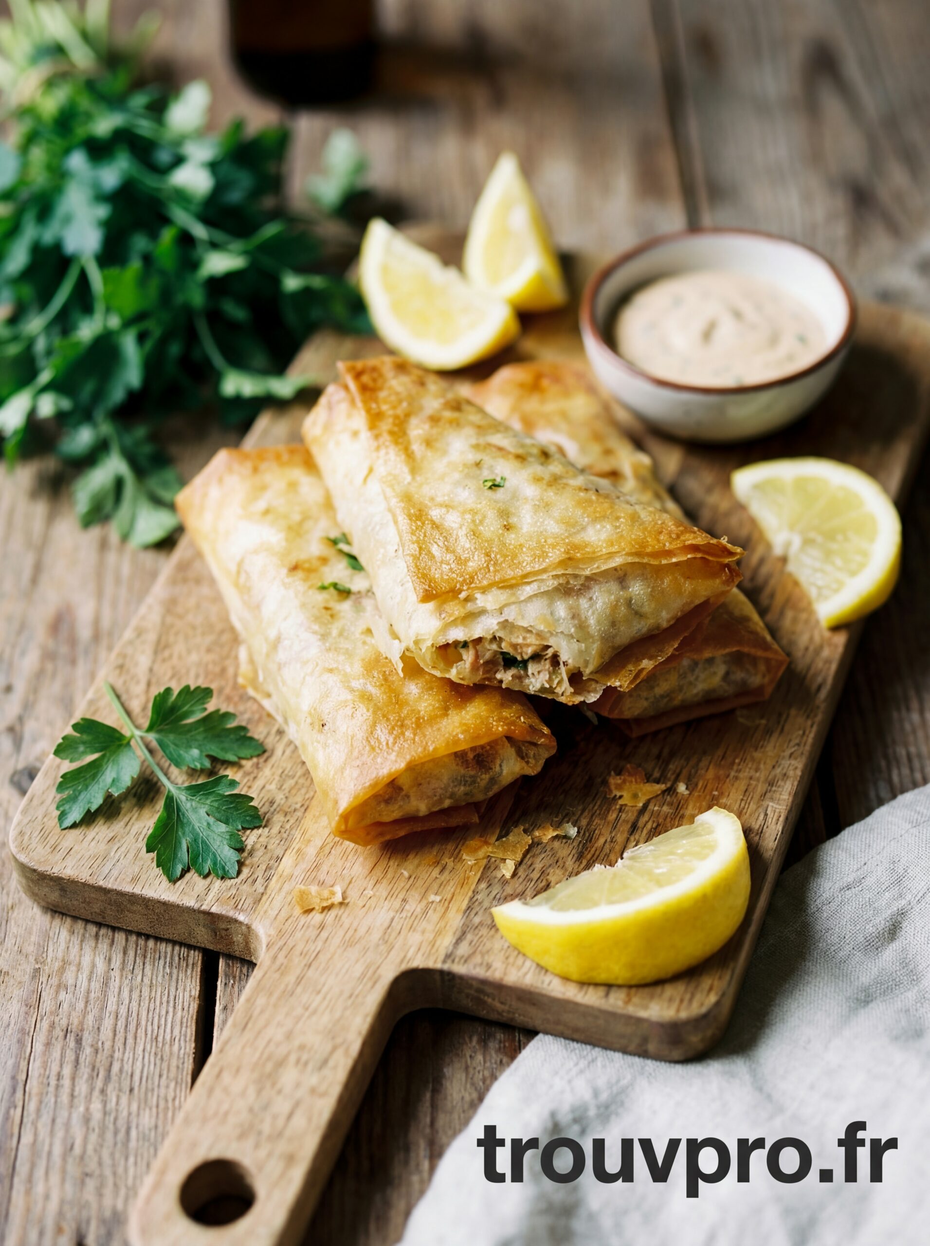 Bricks au thon croustillants