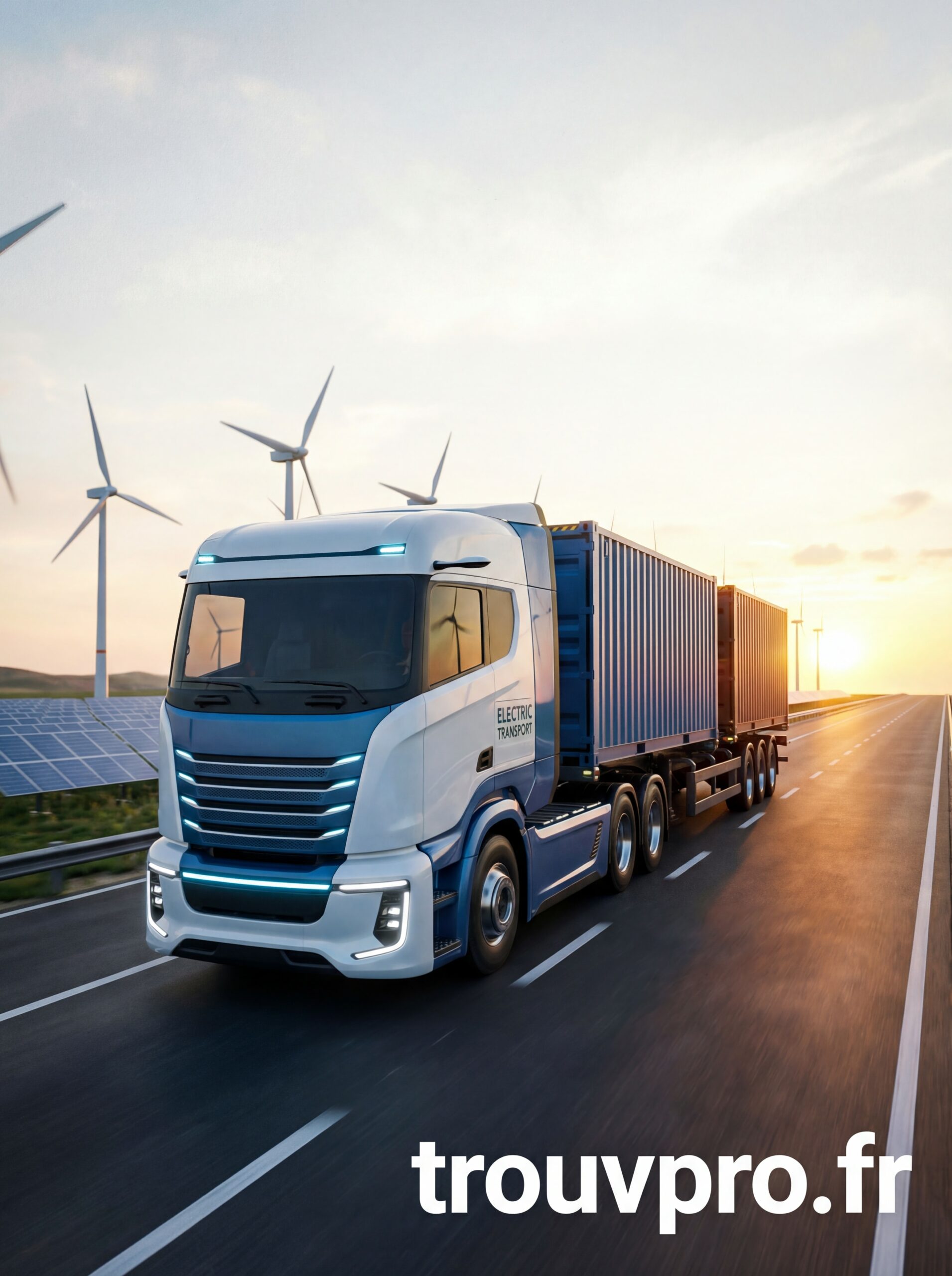 Les camions électriques et le transport de marchandises