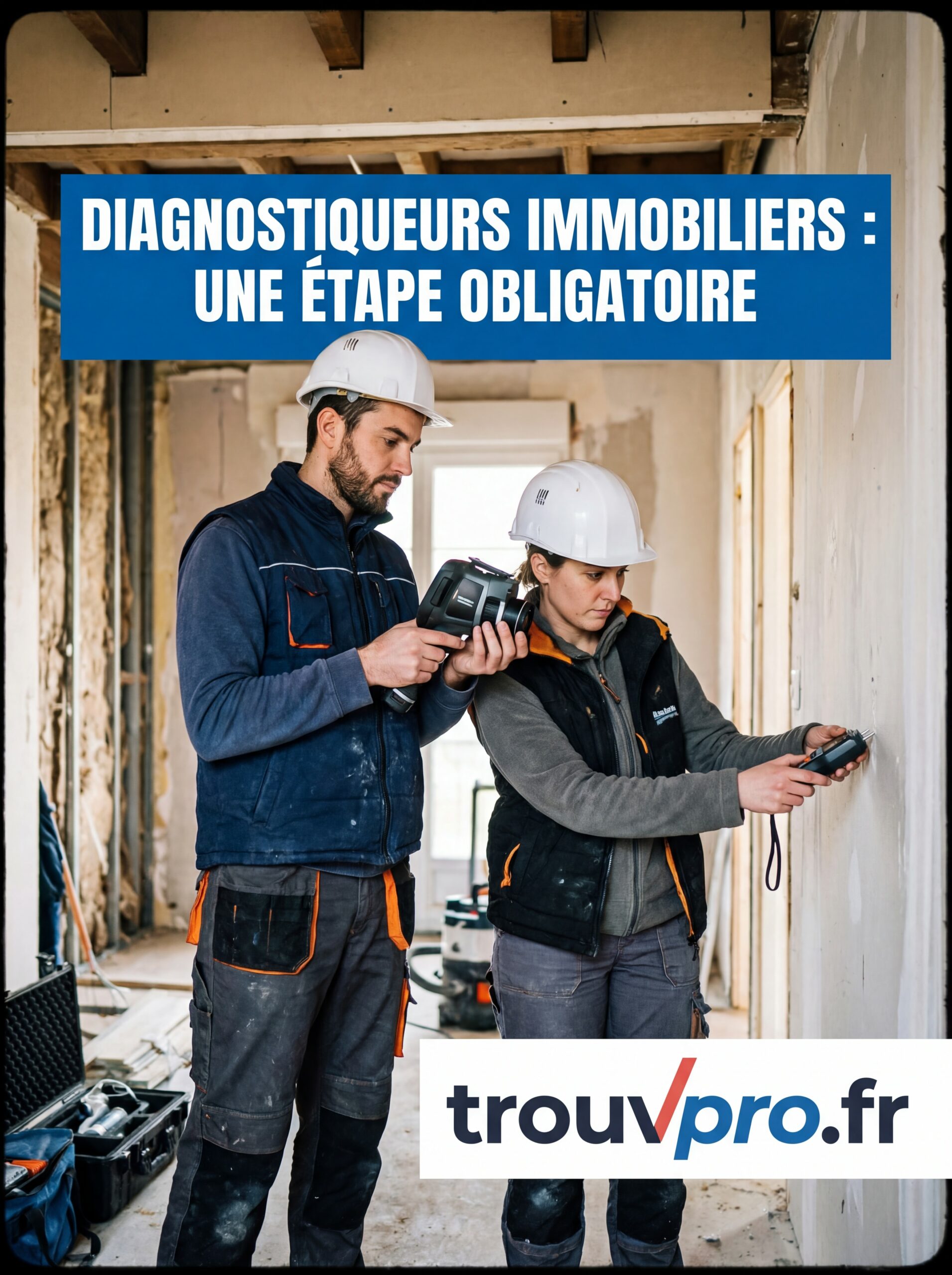 Diagnostiqueurs immobiliers : une étape obligatoire