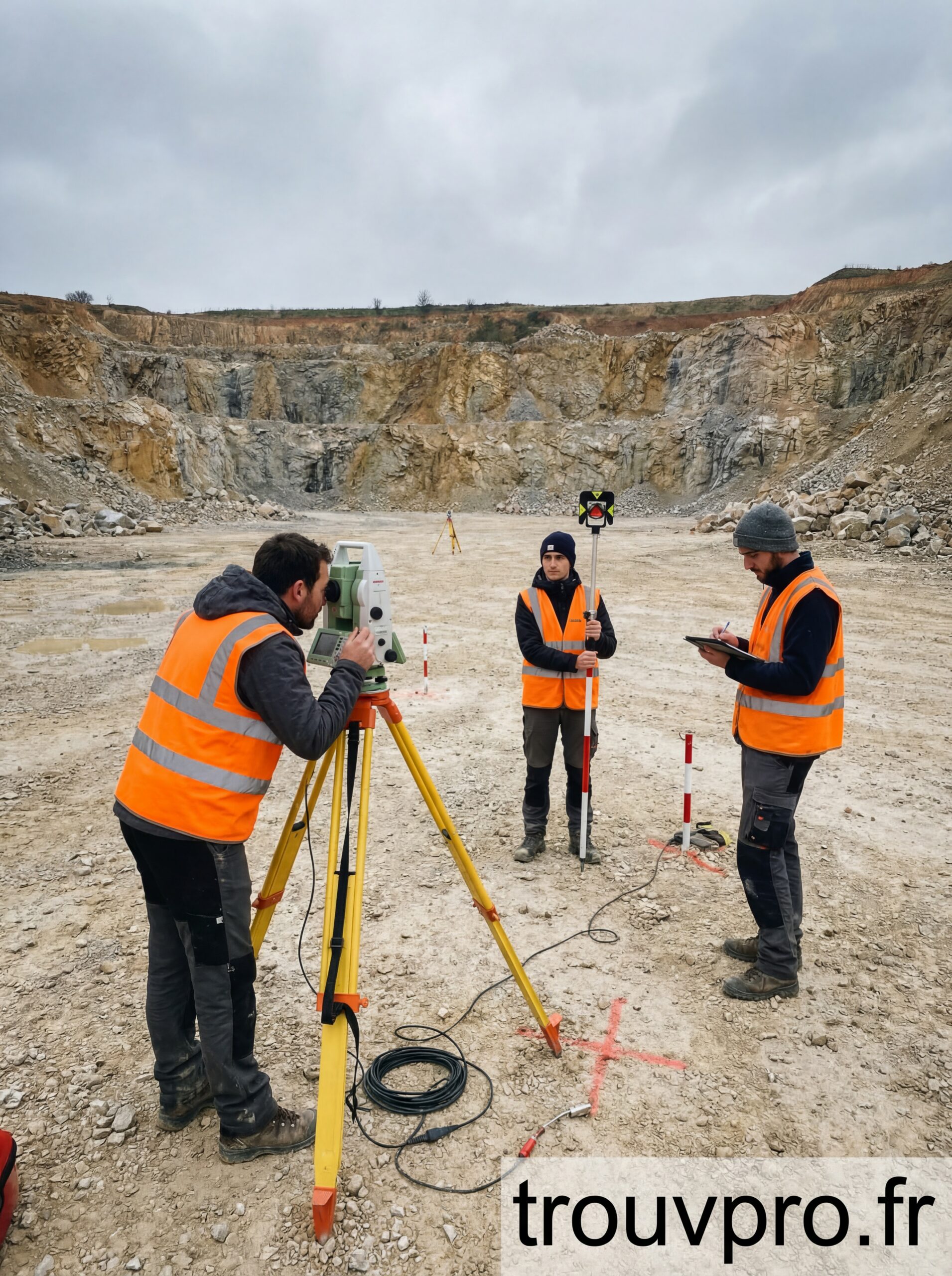 Géomètres : mesurer avec précision