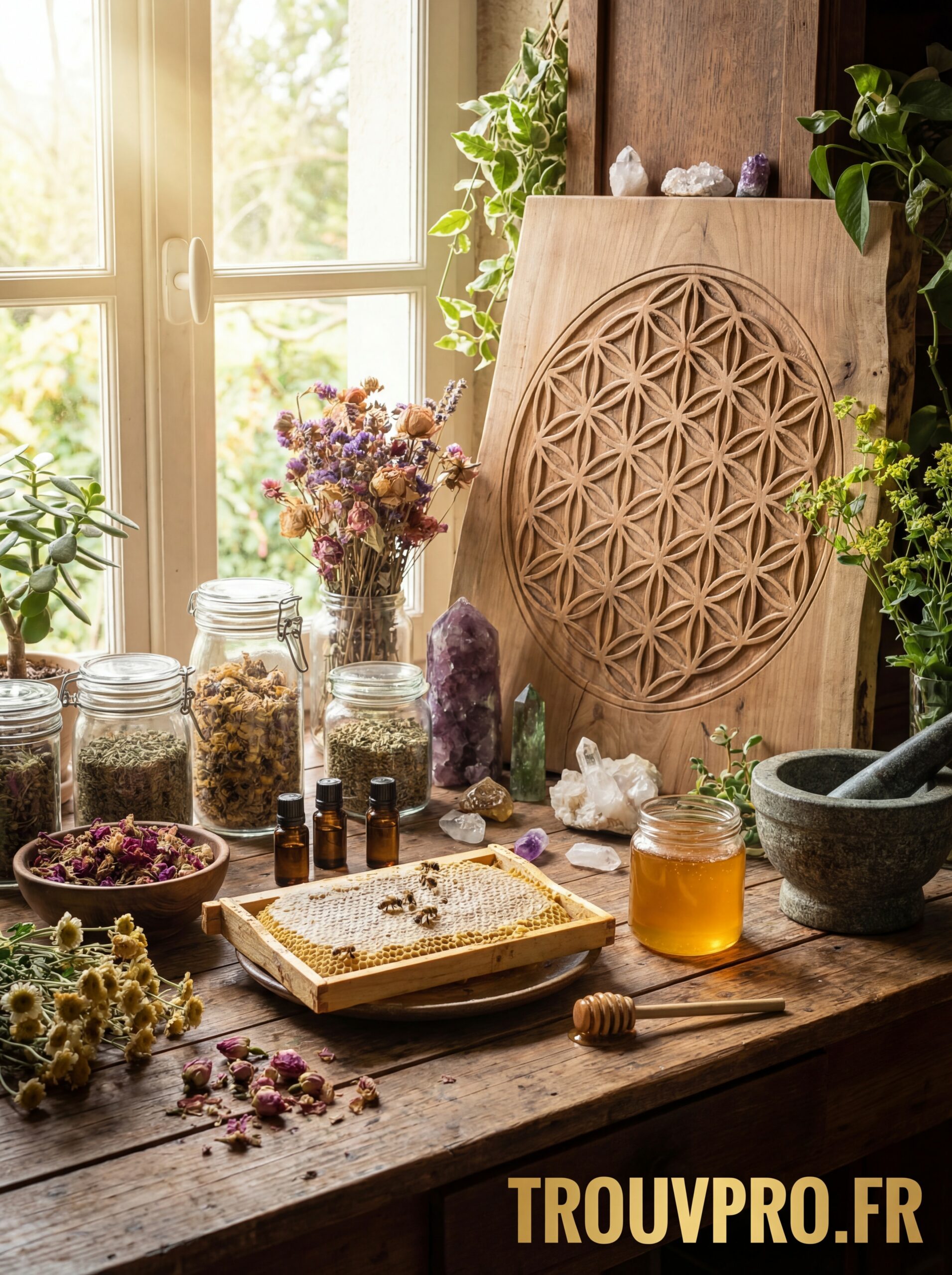 Naturopathie, apithérapie et géométrie sacrée : le bien-être autrement