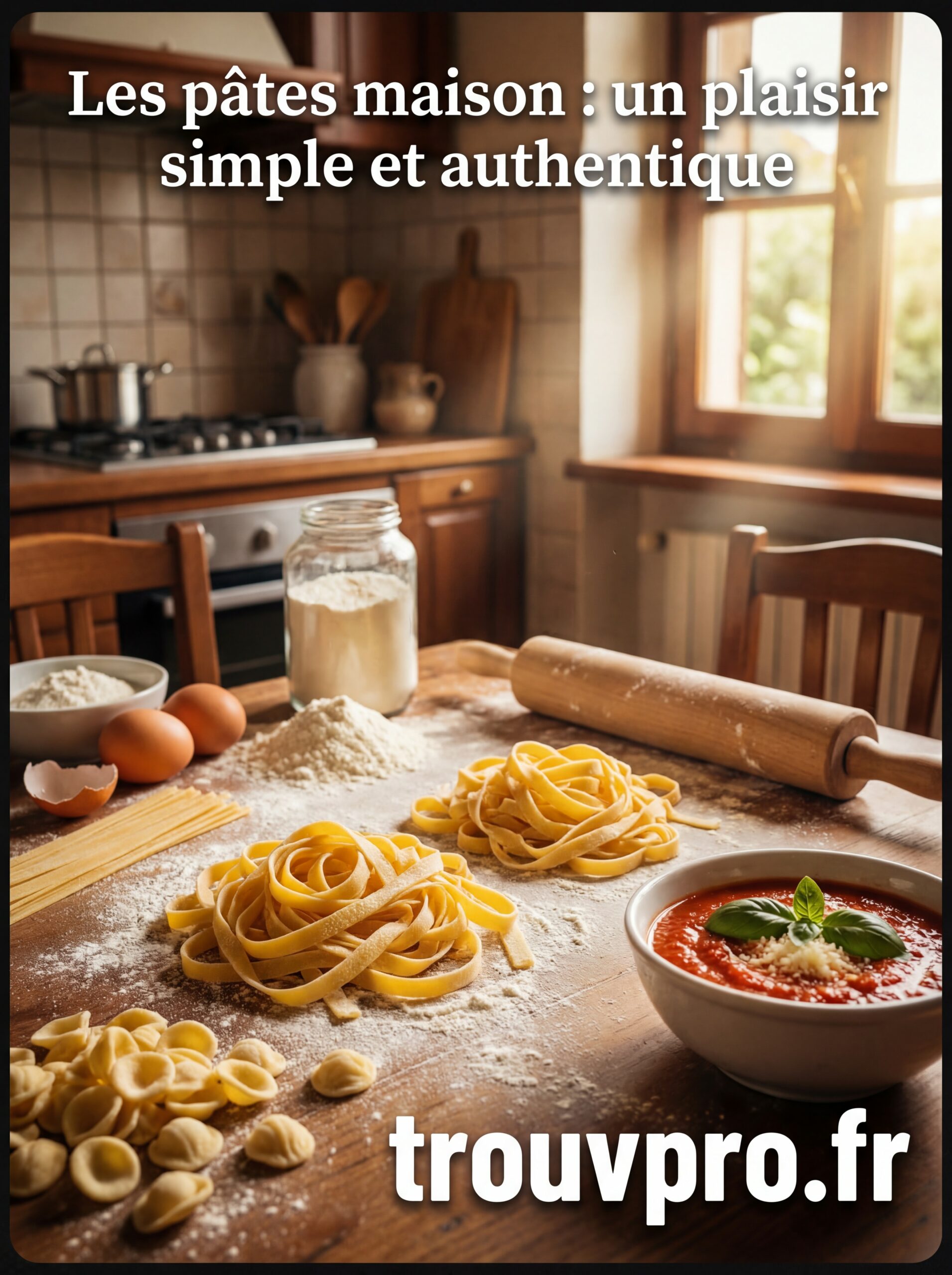 Les pâtes maison : un plaisir simple et authentique